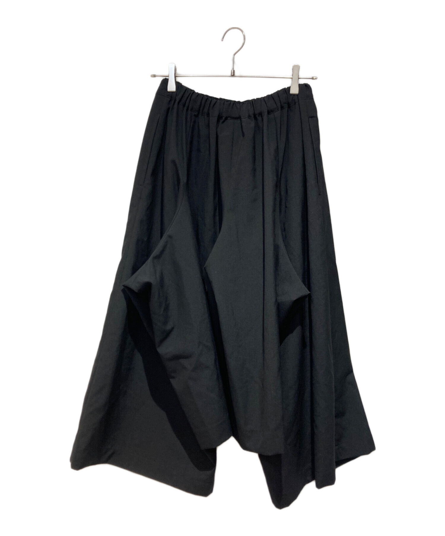 コムデギャルソン　RP-P020　紐付き　変形パンツS ブラック 中古・古着通販】COMME des GARCONS (コムデギャルソン) 変形ワイド