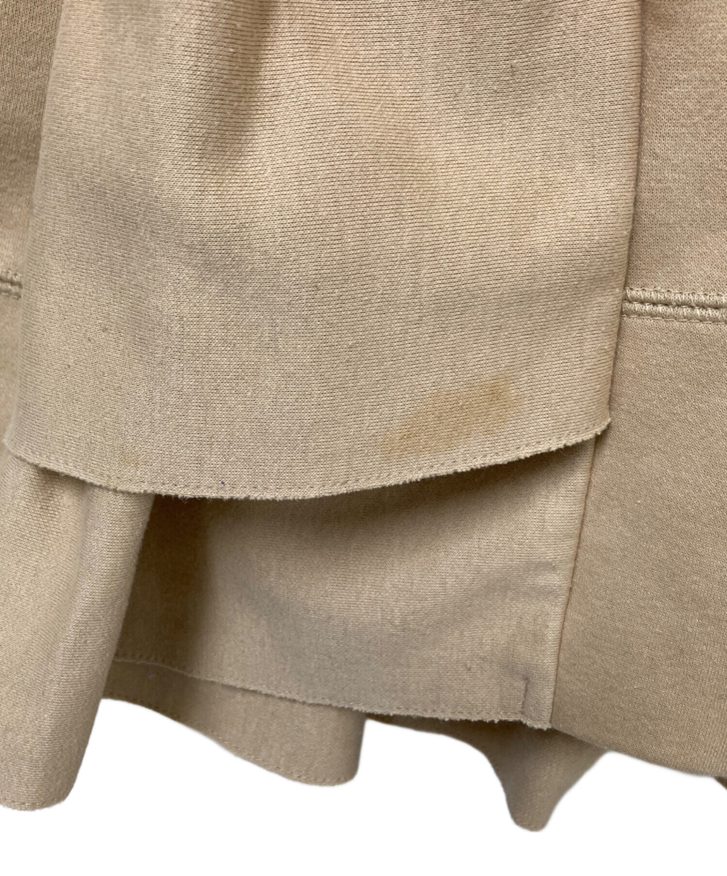 中古・古着通販】YORI (ヨリ) バックダブルフレアジップパーカー