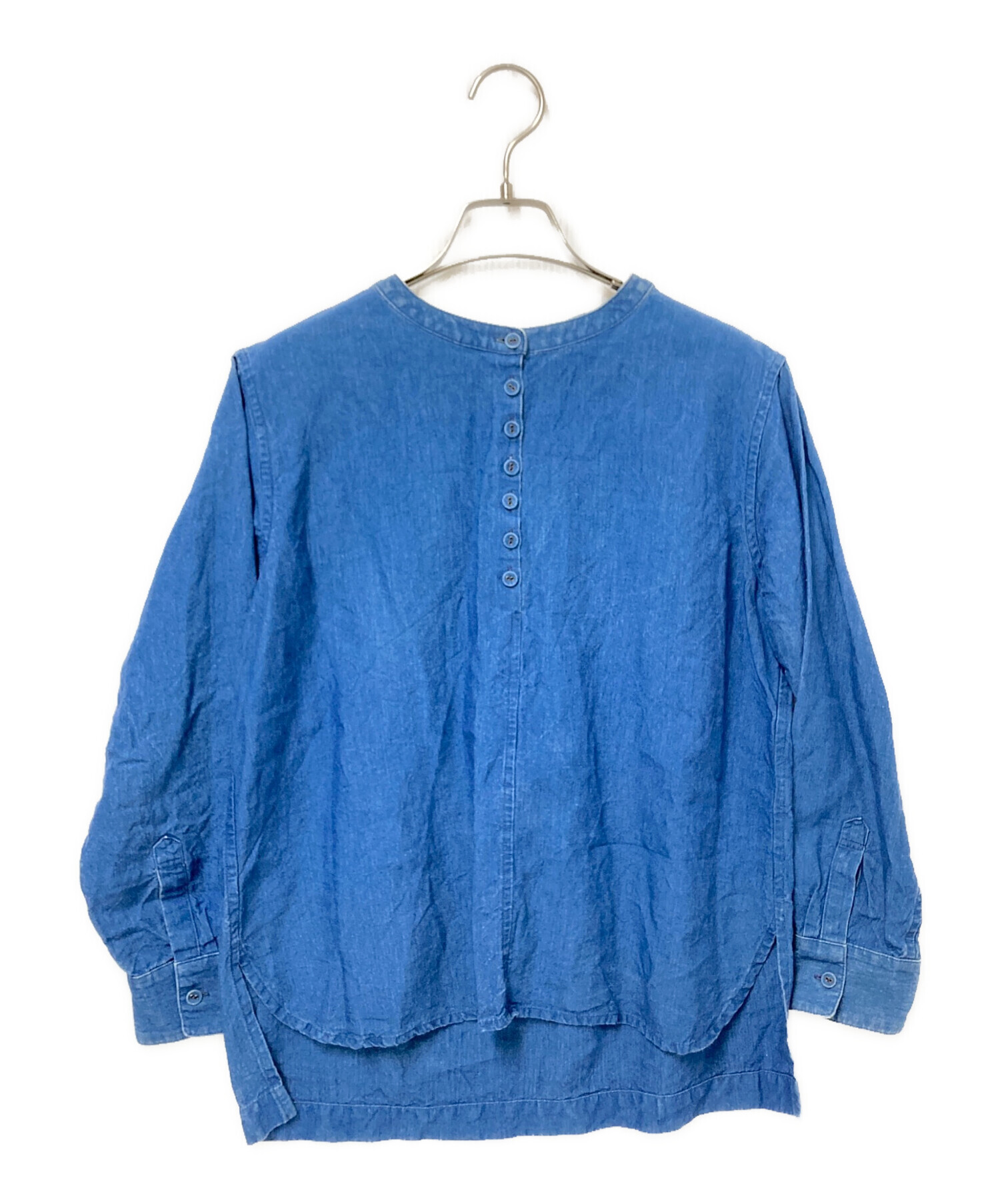 中古・古着通販】atelier naruse (アトリエナルセ) indigo linen smock