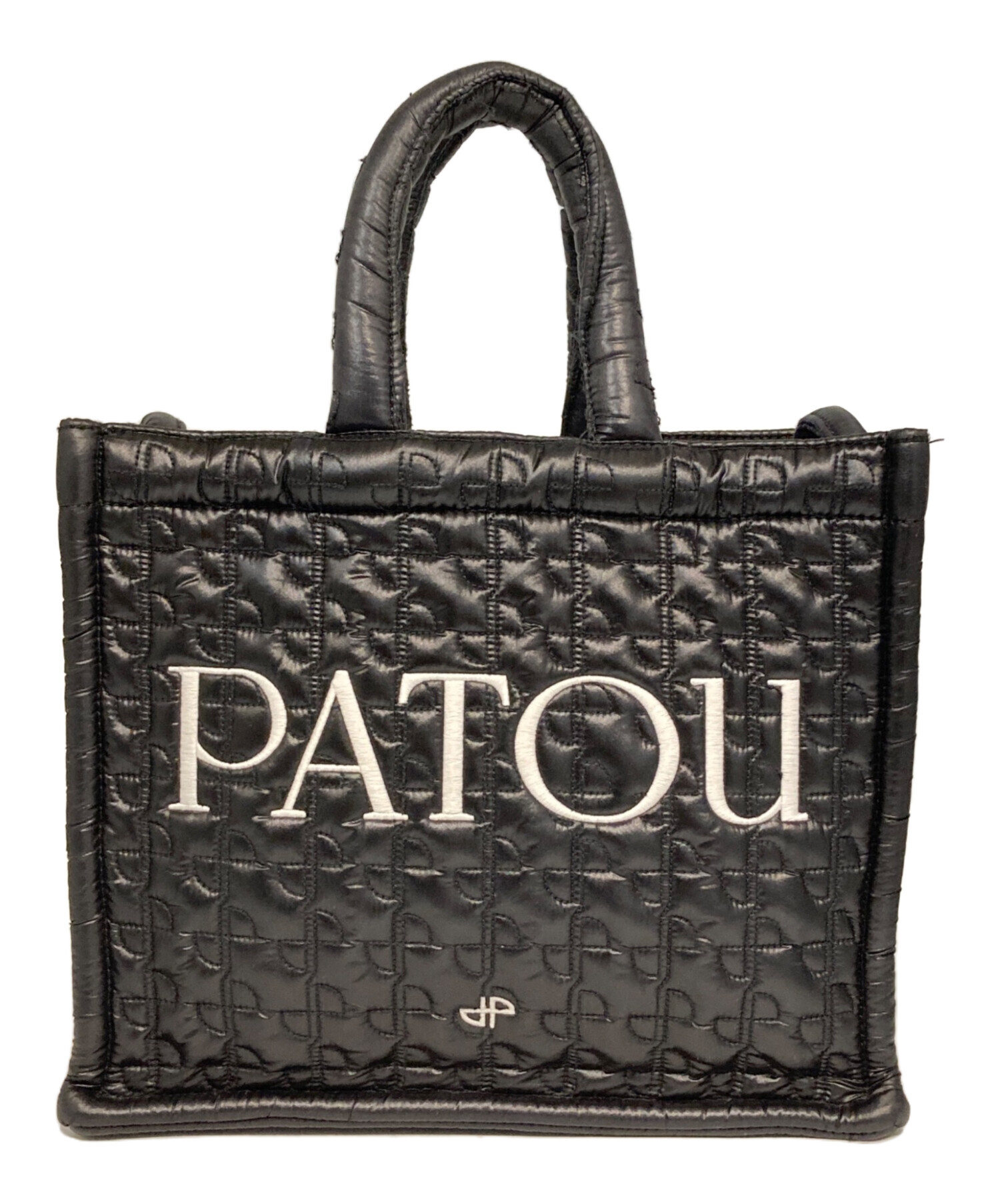 中古・古着通販】Patou (パトゥ) SMALL TOTE BAG ブラック｜ブランド