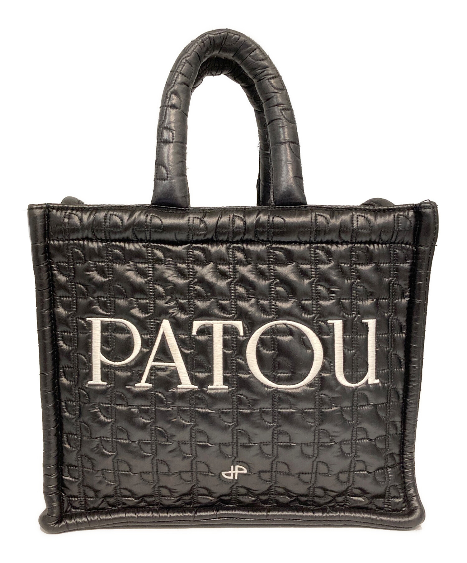 中古・古着通販】Patou (パトゥ) SMALL TOTE BAG ブラック｜ブランド