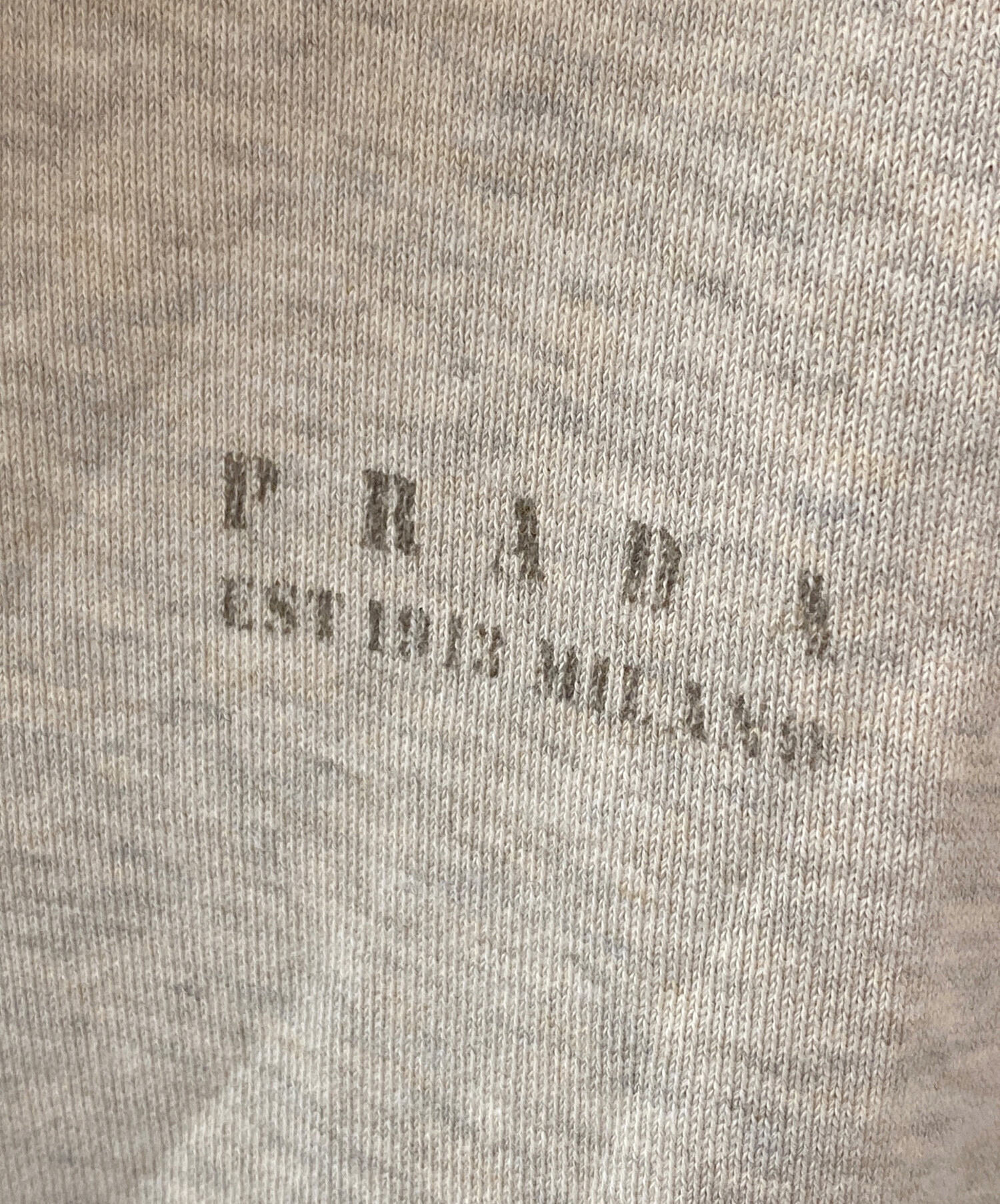 中古・古着通販】PRADA (プラダ) 長袖 コットンフリース ポロシャツ