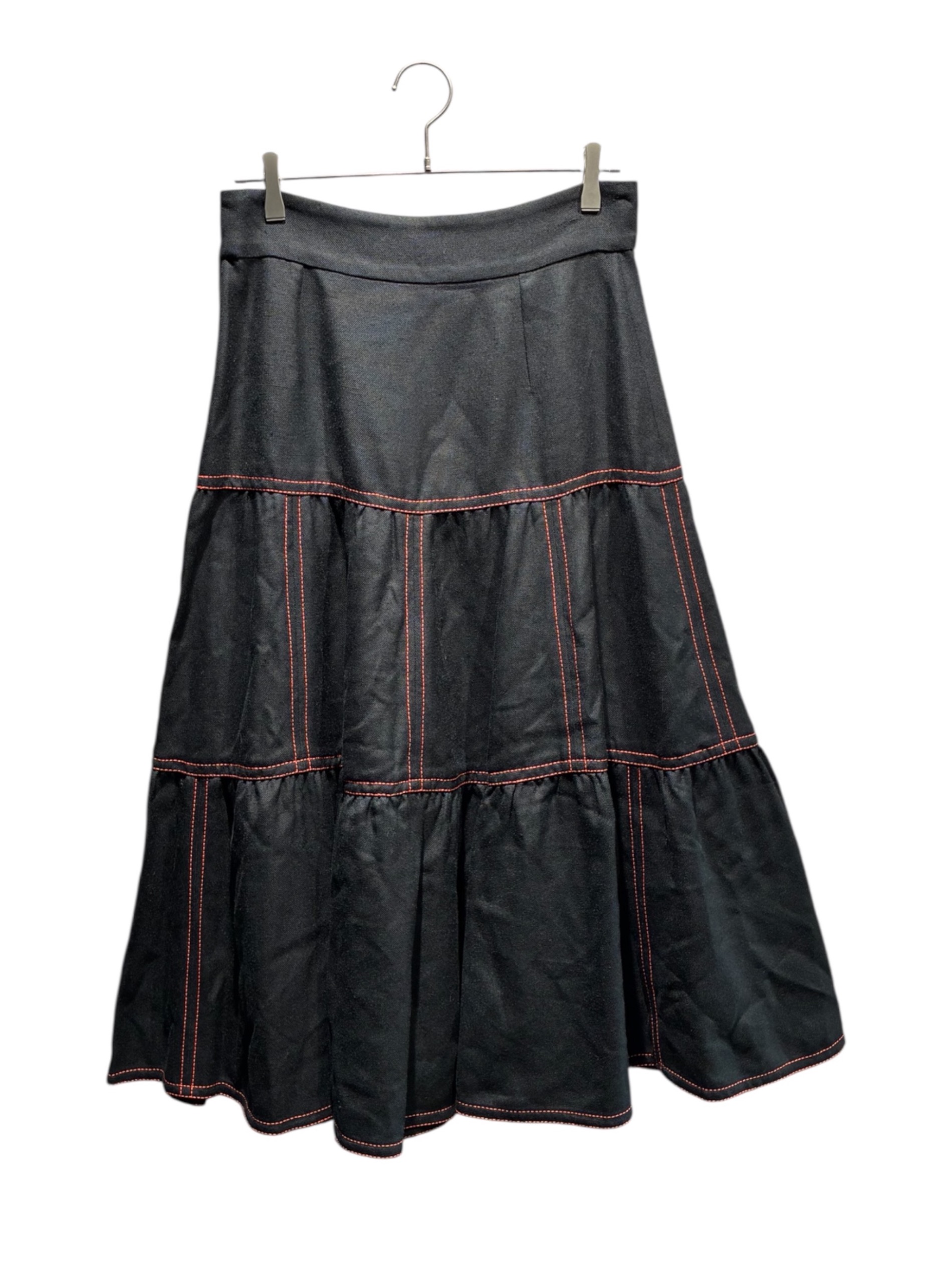 中古・古着通販】GUCCI (グッチ) コントラストステッチベルトロング