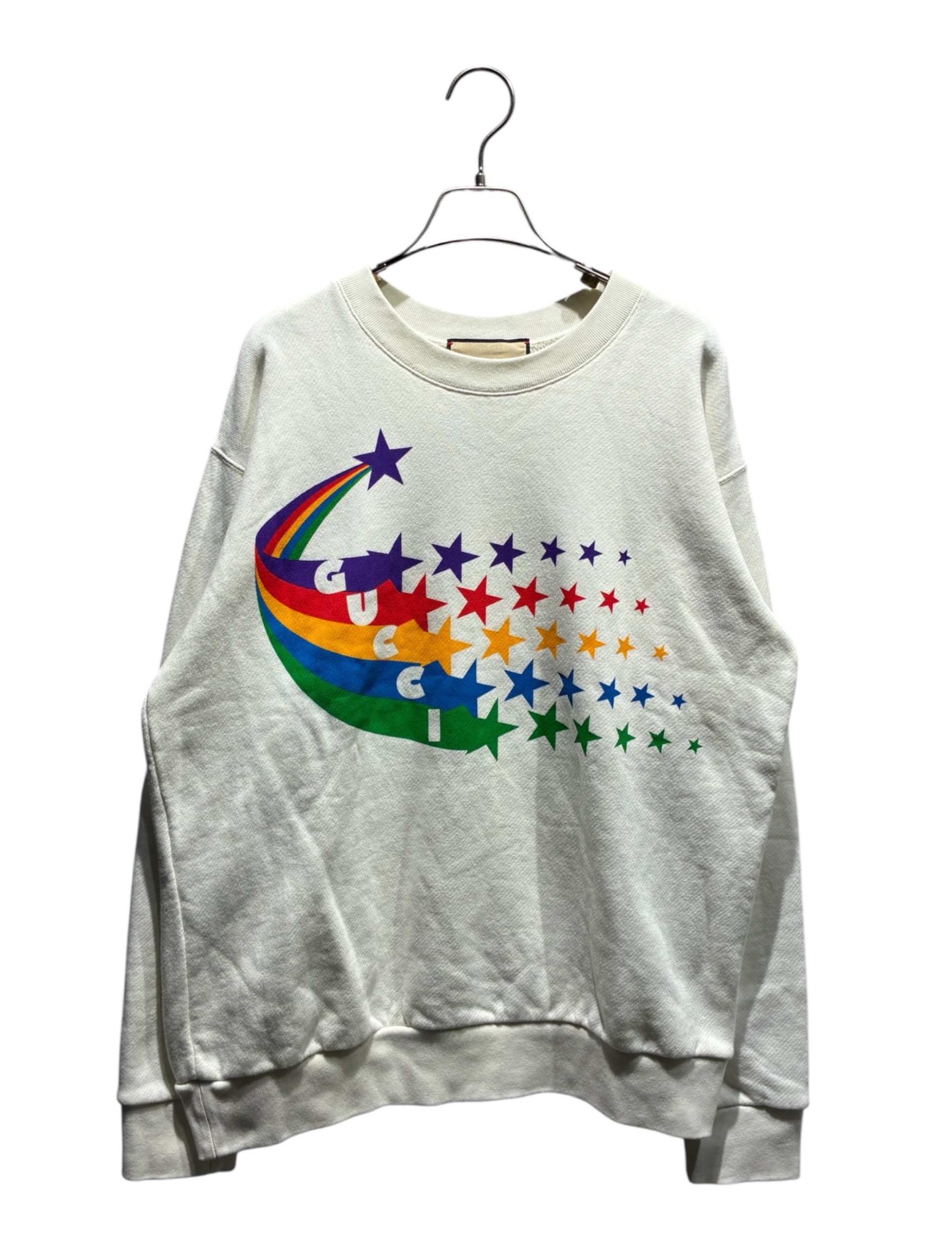 GUCCI グッチ スウェット XS 白 【古着】【中古】 中古・古着通販】GUCCI (グッチ) シューティングスタープリント