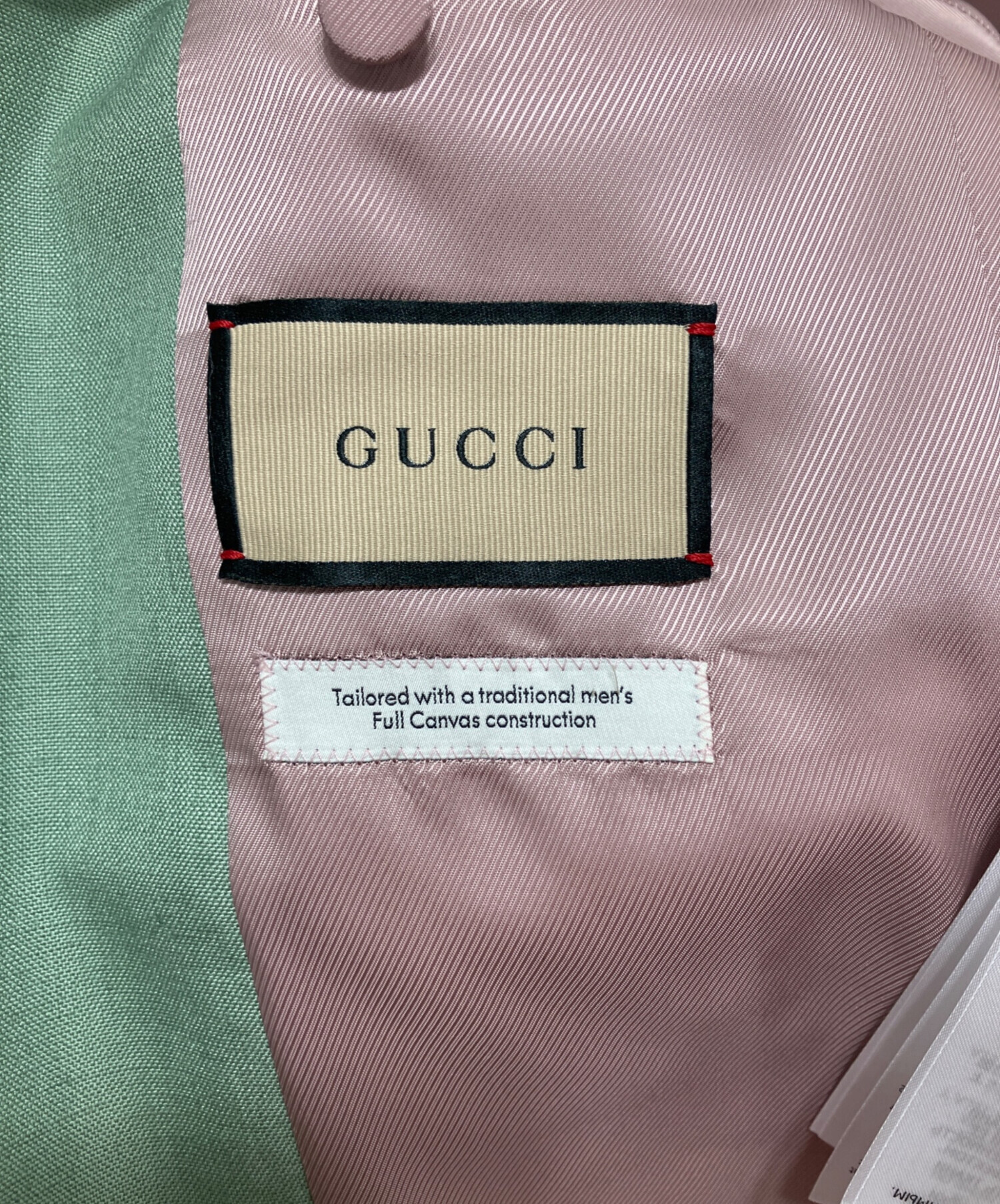 中古・古着通販】GUCCI (グッチ) ジャケット グリーン サイズ:42