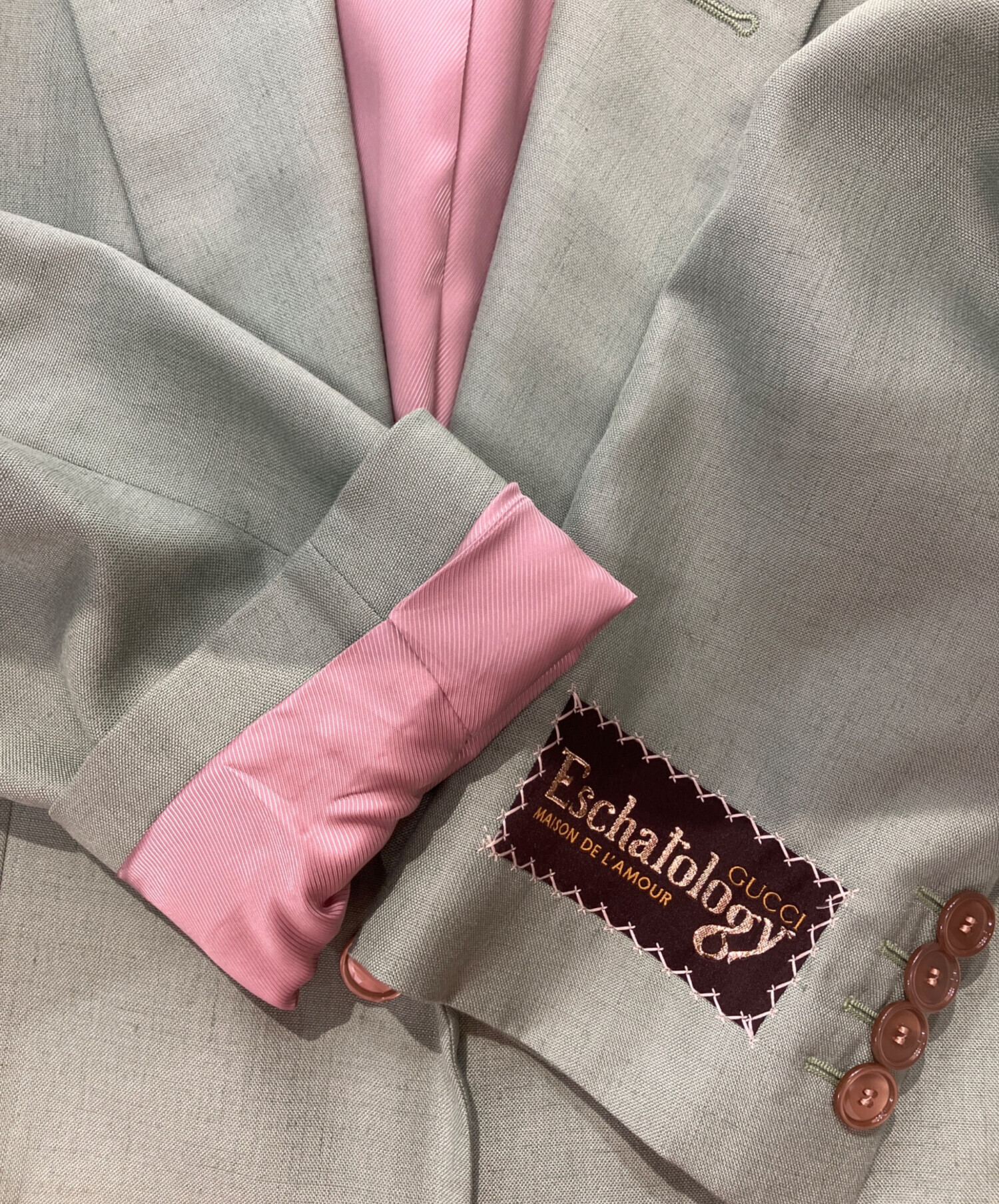 中古・古着通販】GUCCI (グッチ) ジャケット グリーン サイズ:42