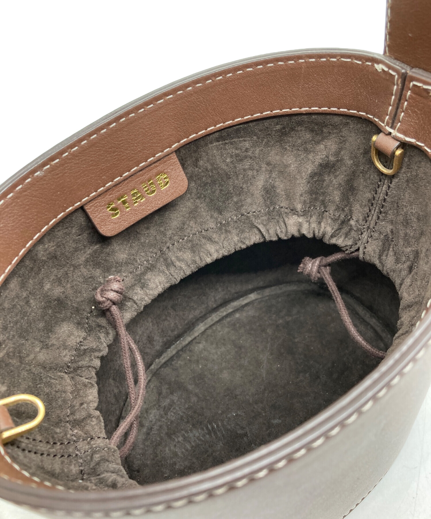 中古・古着通販】STAUD (スタウド) bissett bag ブラウン｜ブランド 
