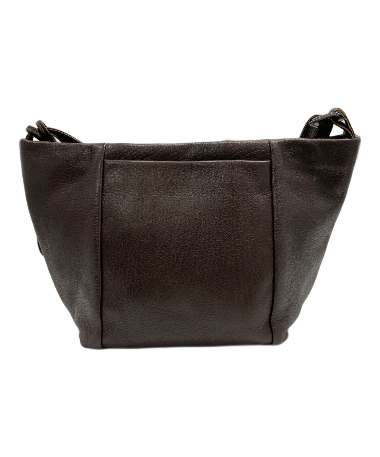 美品 genten ゲンテン ゴートベーシック ミニショルダーバッグ ブラウン レディース 古着 中古 USED genten（ゲンテン） 美品 ゴートベーシック ミニショルダーバッグ