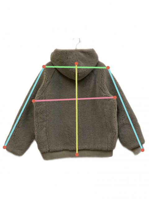 中古・古着通販】THREE DOTS (スリードッツ) upcycled eco fur hoodie