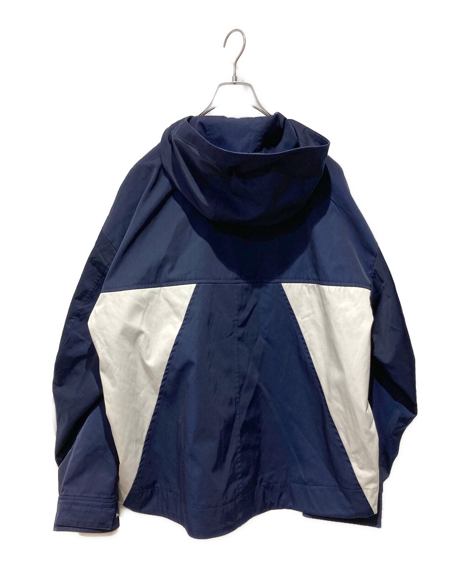 中古・古着通販】KIJUN (キジュン) LOGO SHELL JACKET ネイビー サイズ 