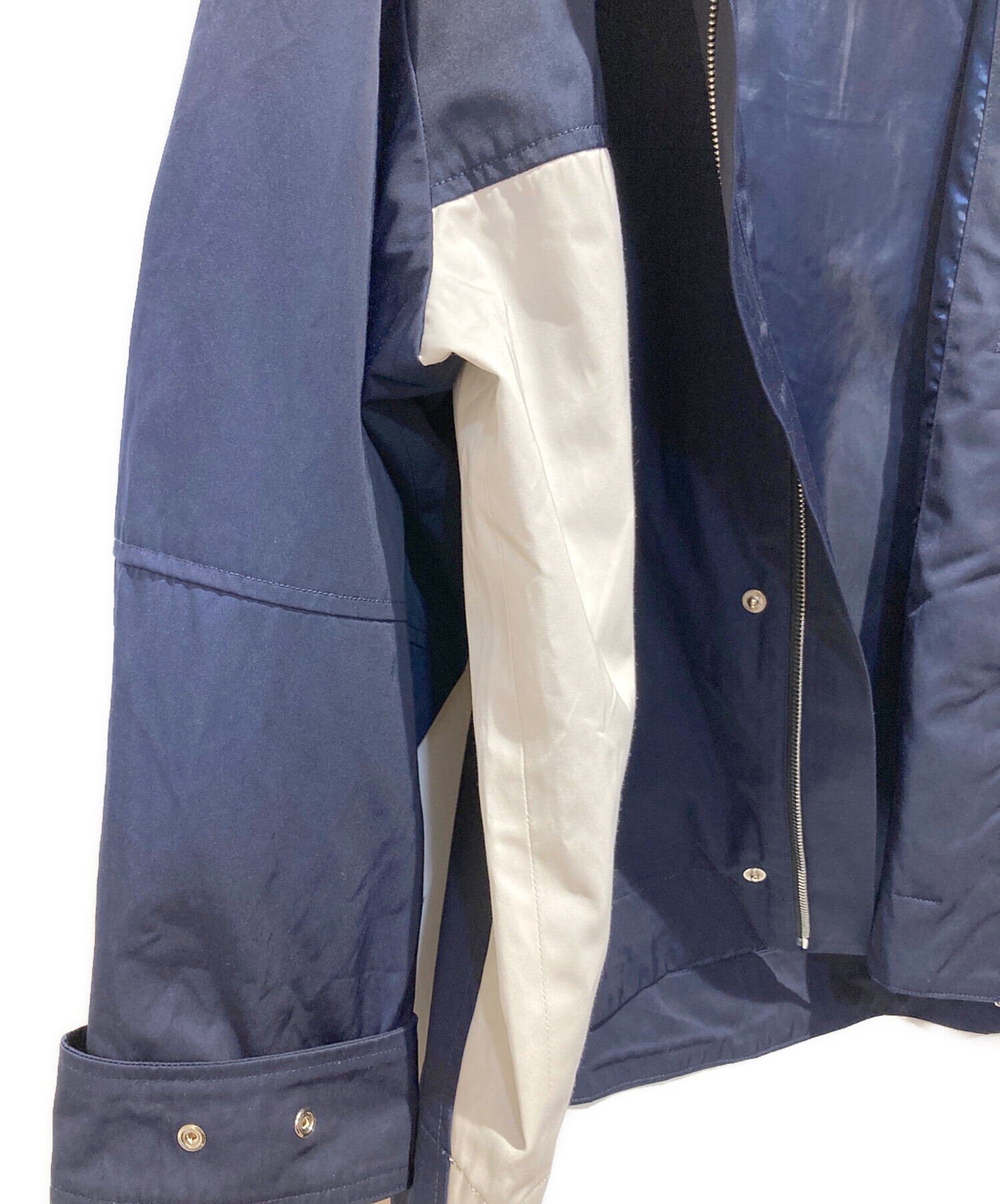 中古・古着通販】KIJUN (キジュン) LOGO SHELL JACKET ネイビー サイズ 