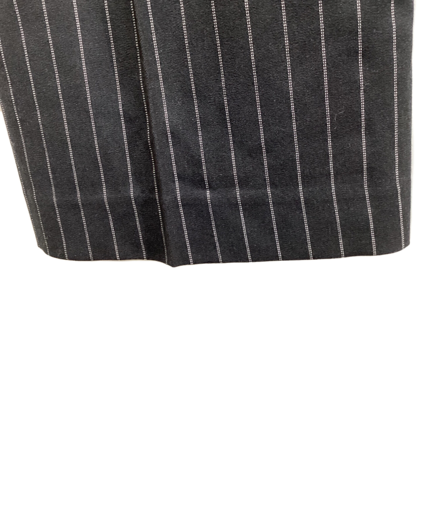 中古・古着通販】SHIKITARI (シキタリ) STRIPE FLARE SLACKS