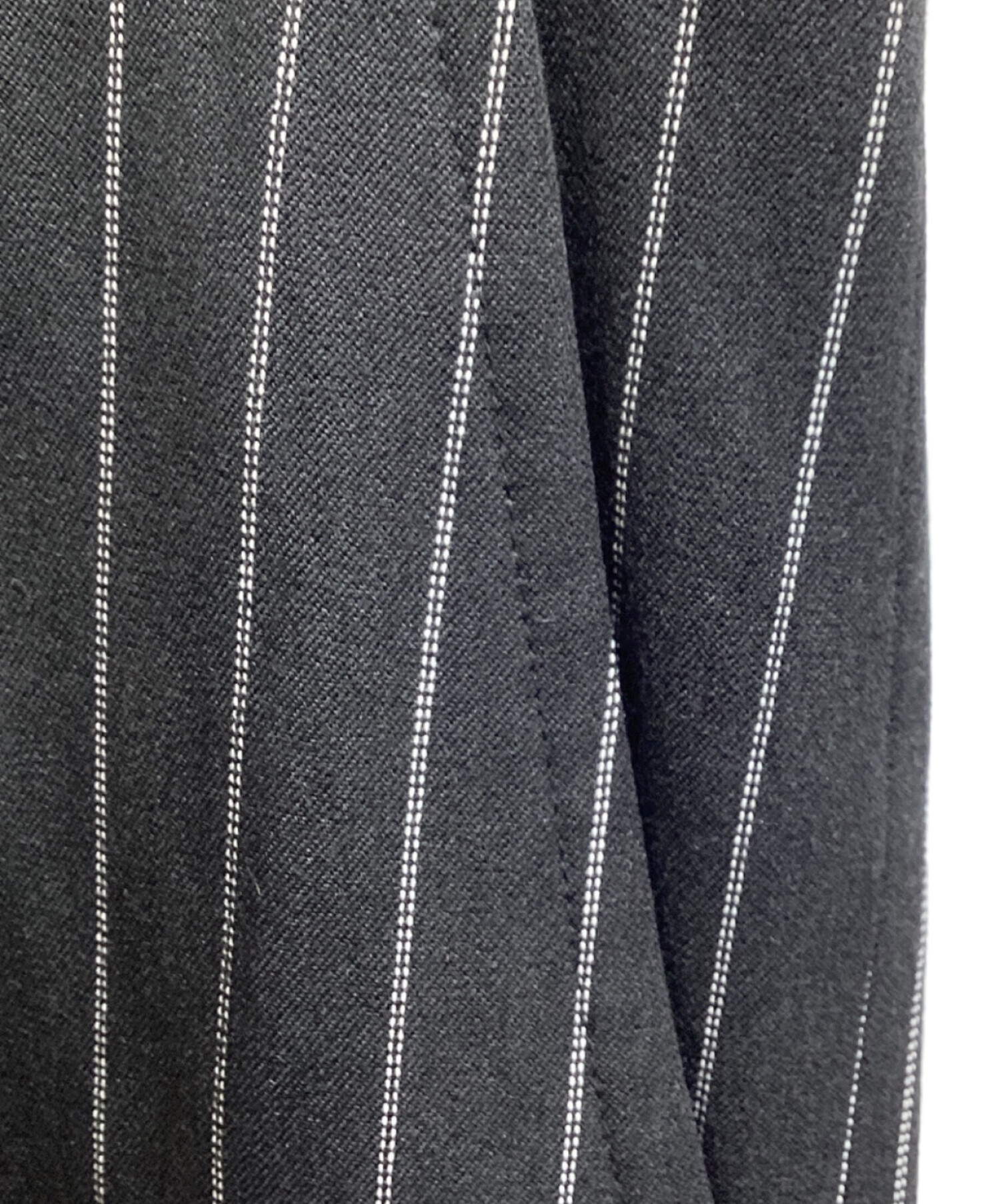 中古・古着通販】SHIKITARI (シキタリ) STRIPE FLARE SLACKS