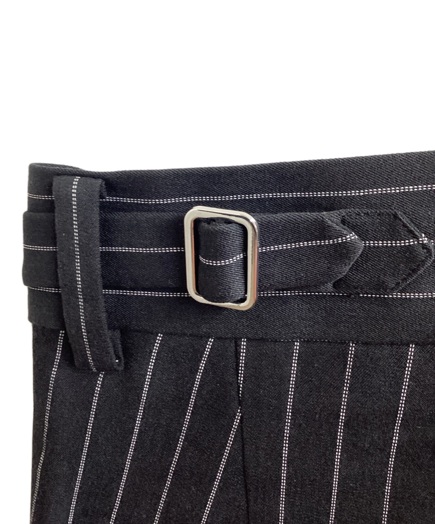 中古・古着通販】SHIKITARI (シキタリ) STRIPE FLARE SLACKS