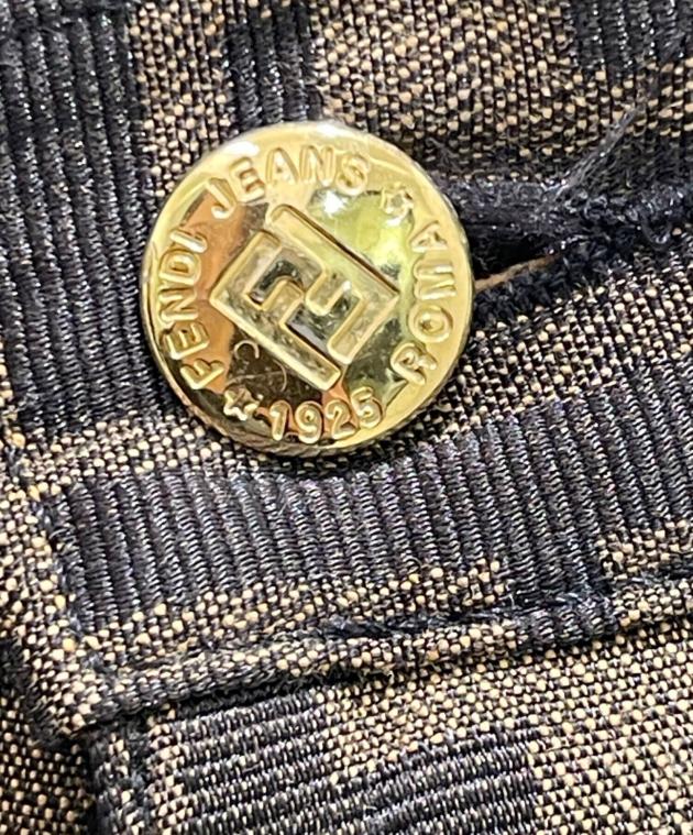 中古・古着通販】FENDI (フェンディ) ズッカ柄パンツ ブラウン サイズ