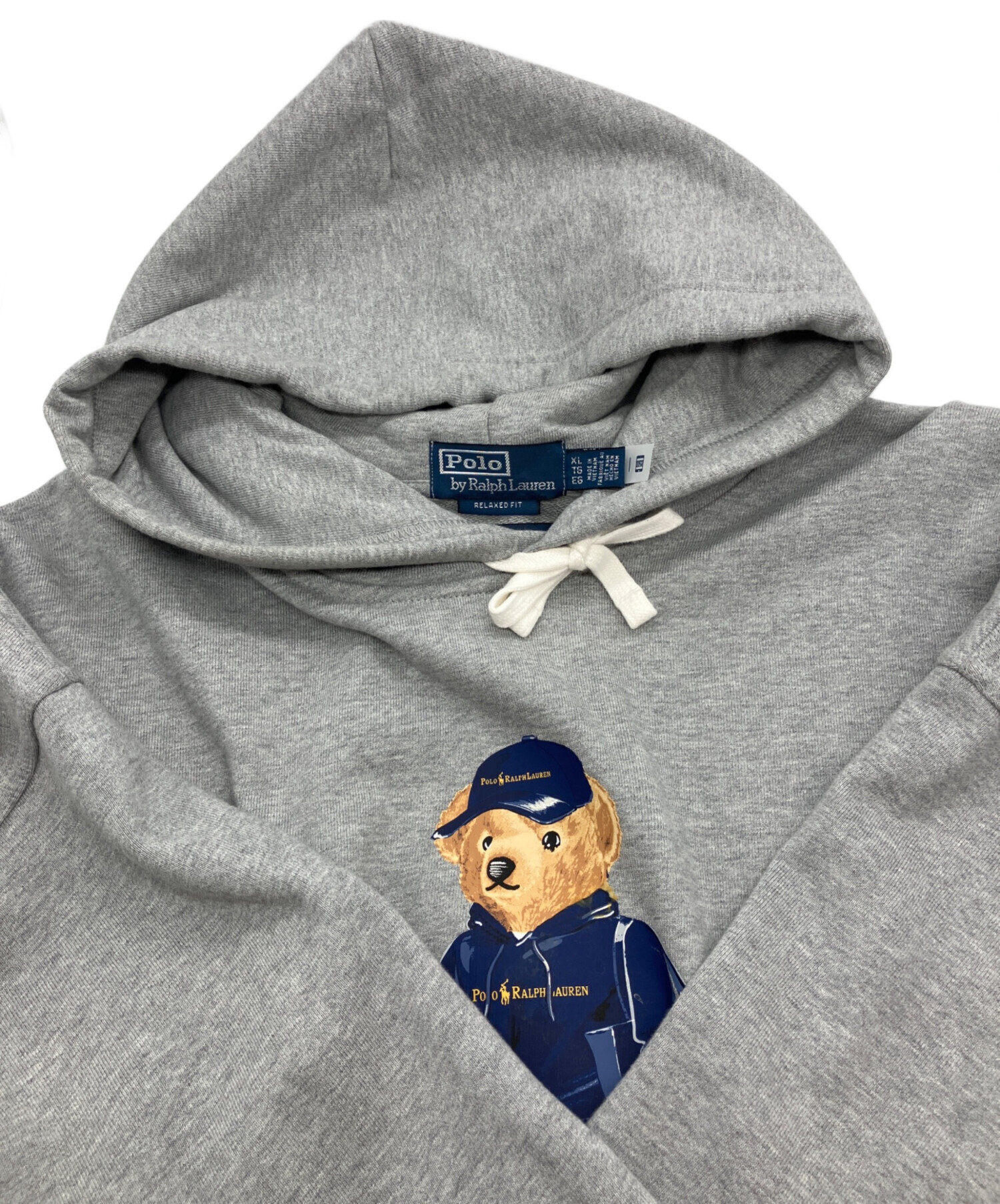 新品未使用】ポロベア Polo Ralph Lauren グレー パーカー M 中古 