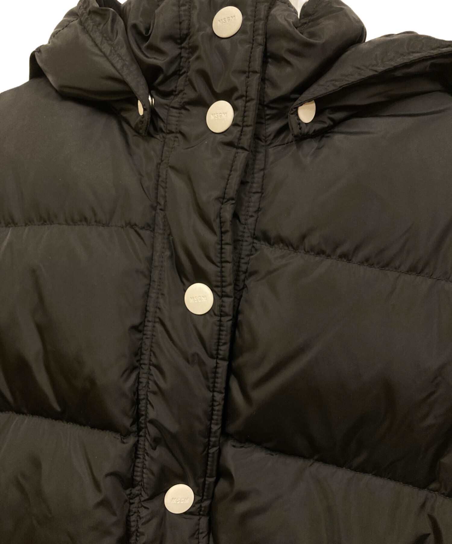 中古・古着通販】MSGM (エムエスジーエム) ダウンジャケット ブラック 