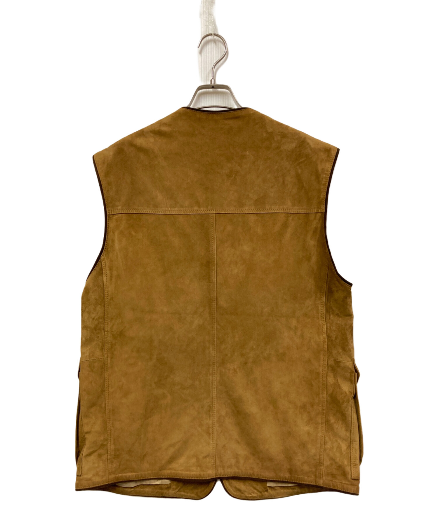 中古・古着通販】ARDENNES (アルデンヌ) SUEDE LAMB LEATHERベスト