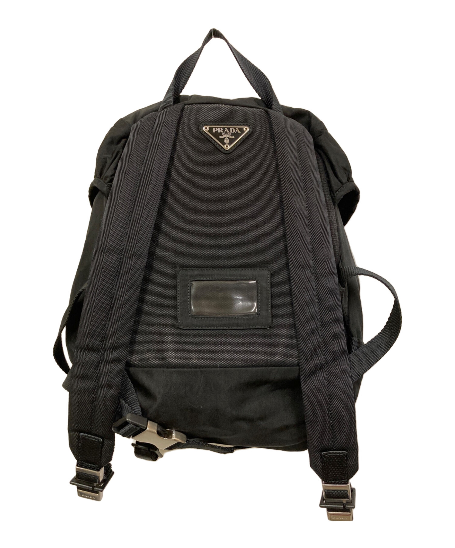 中古・古着通販】PRADA (プラダ) ナイロンミニリュック ブラック