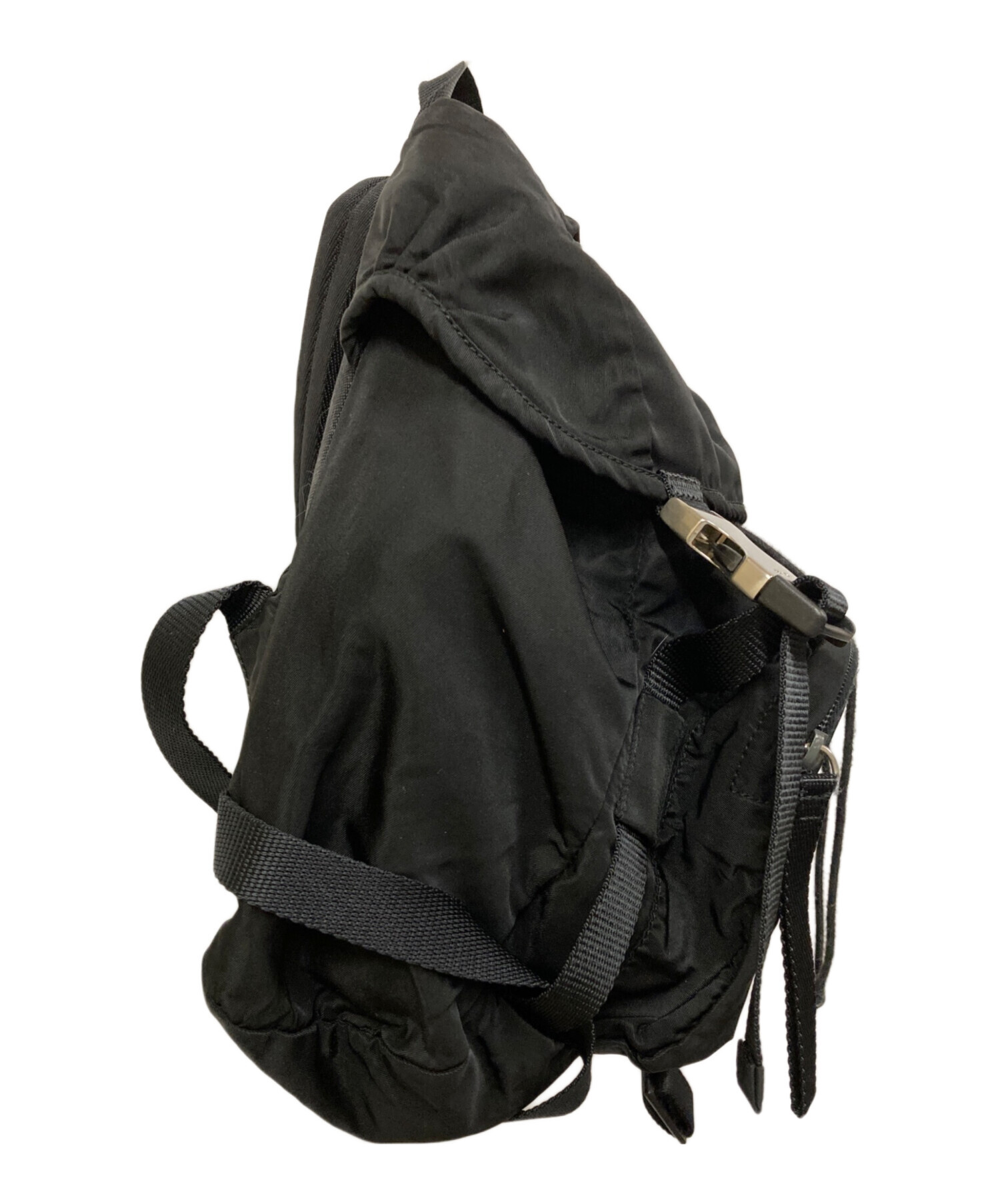 中古・古着通販】PRADA (プラダ) ナイロンミニリュック ブラック
