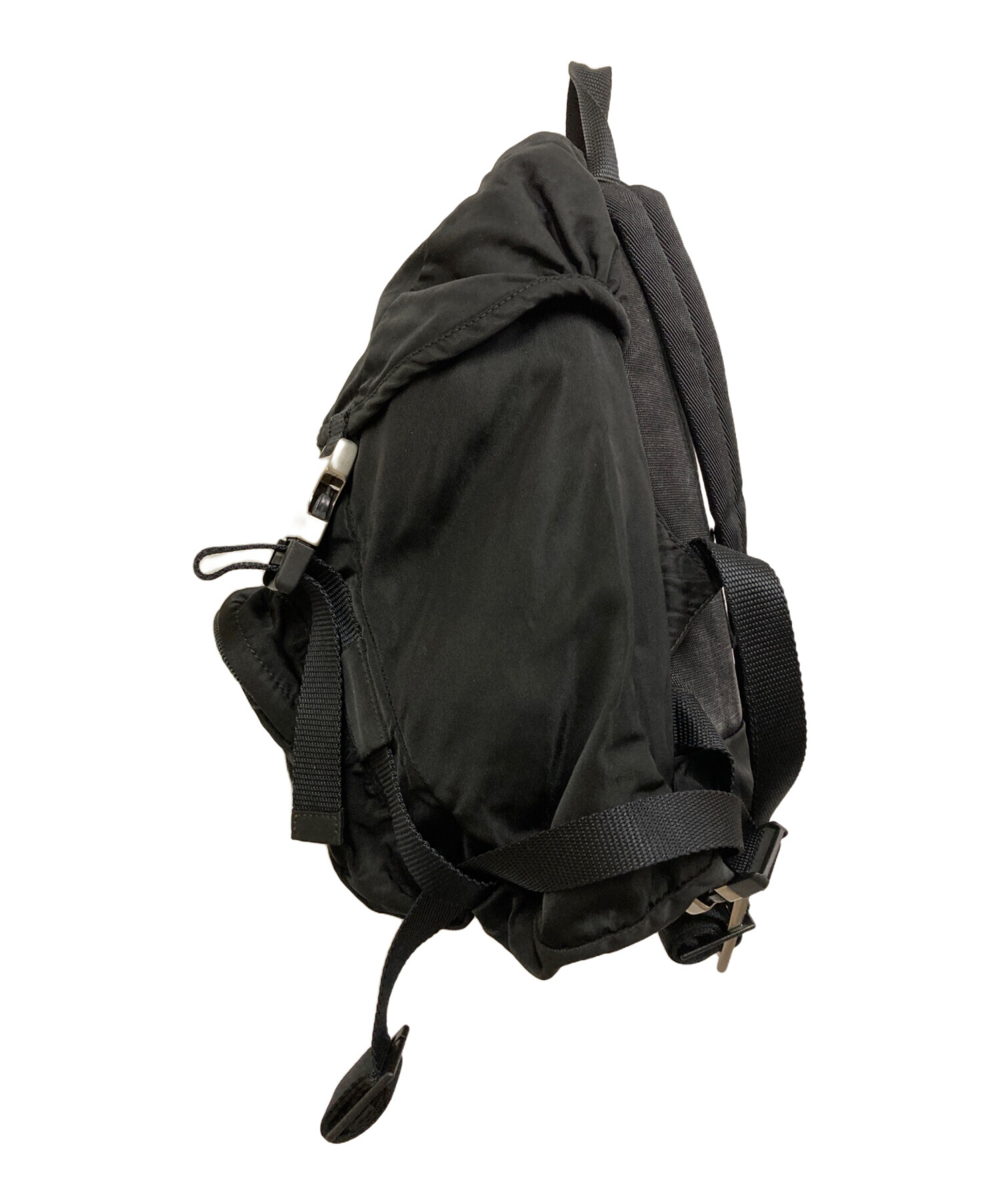 中古・古着通販】PRADA (プラダ) ナイロンミニリュック ブラック 