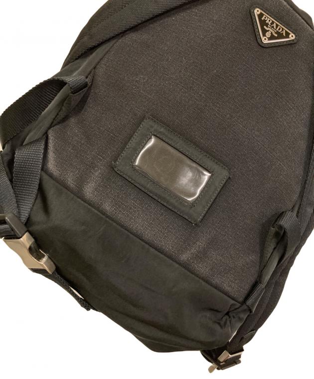 中古・古着通販】PRADA (プラダ) ナイロンミニリュック ブラック