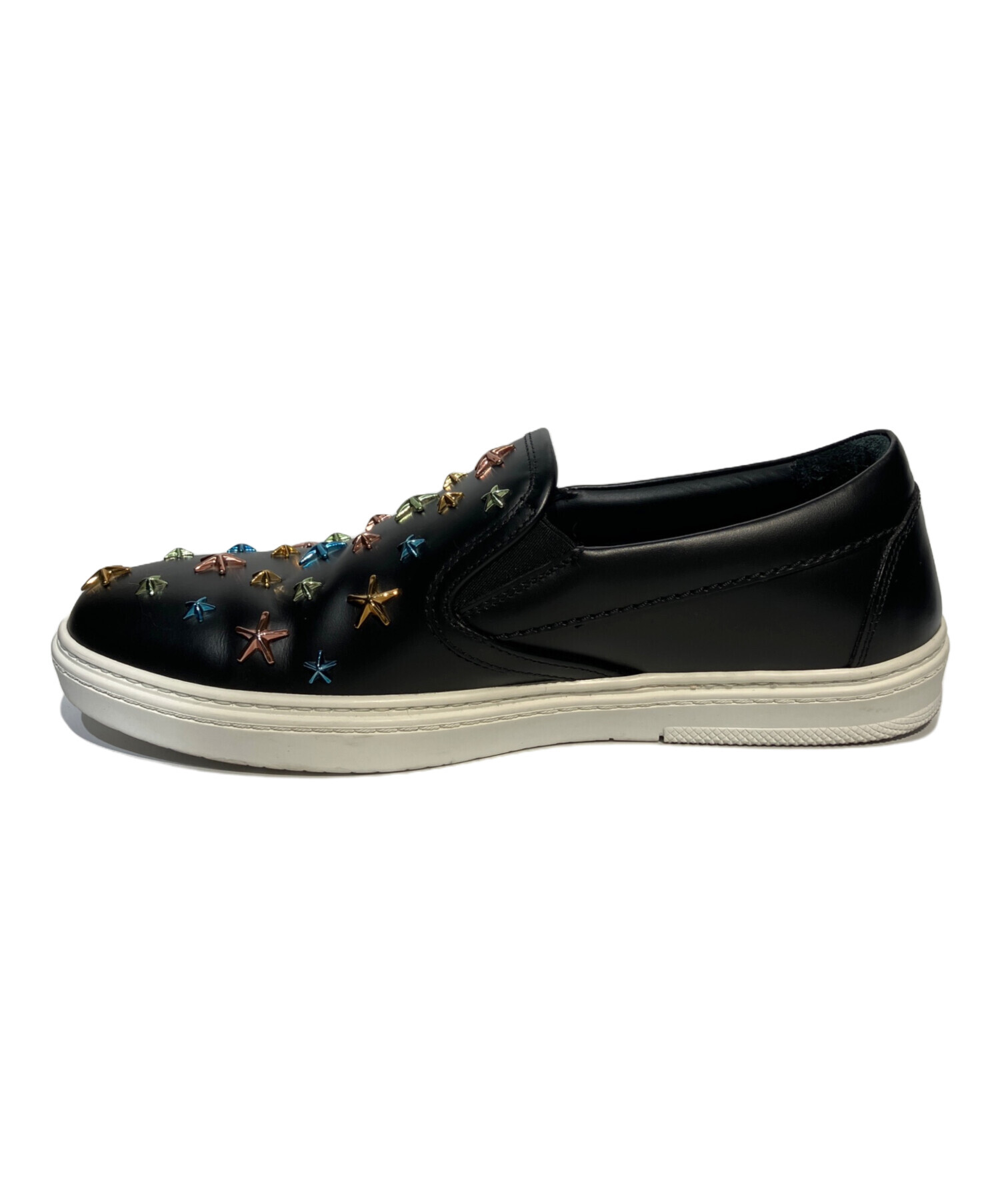 中古・古着通販】JIMMY CHOO (ジミーチュウ) スタースタッズスリッポン