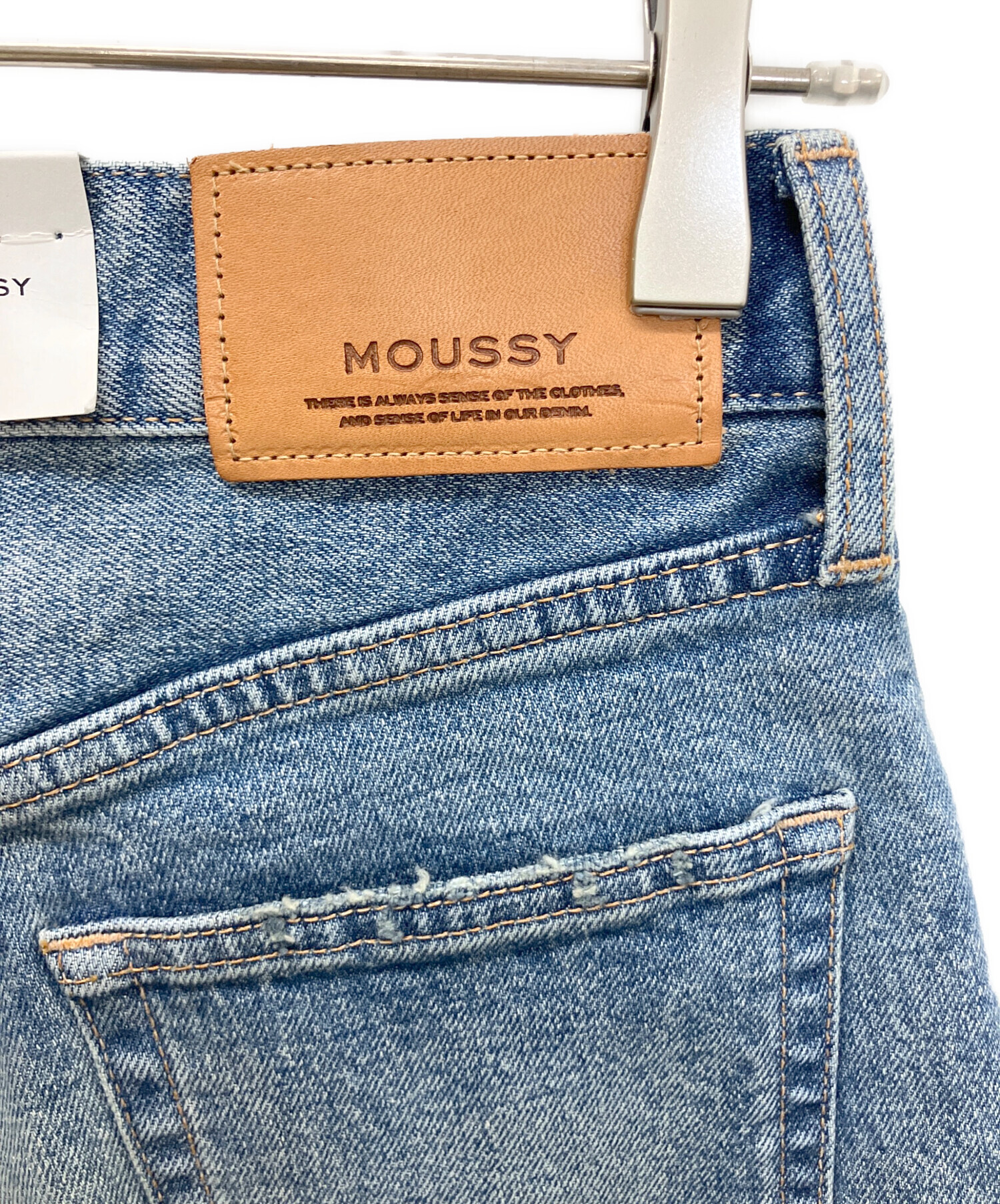 中古・古着通販】moussy (マウジー) MVS FLARE インディゴ サイズ:27