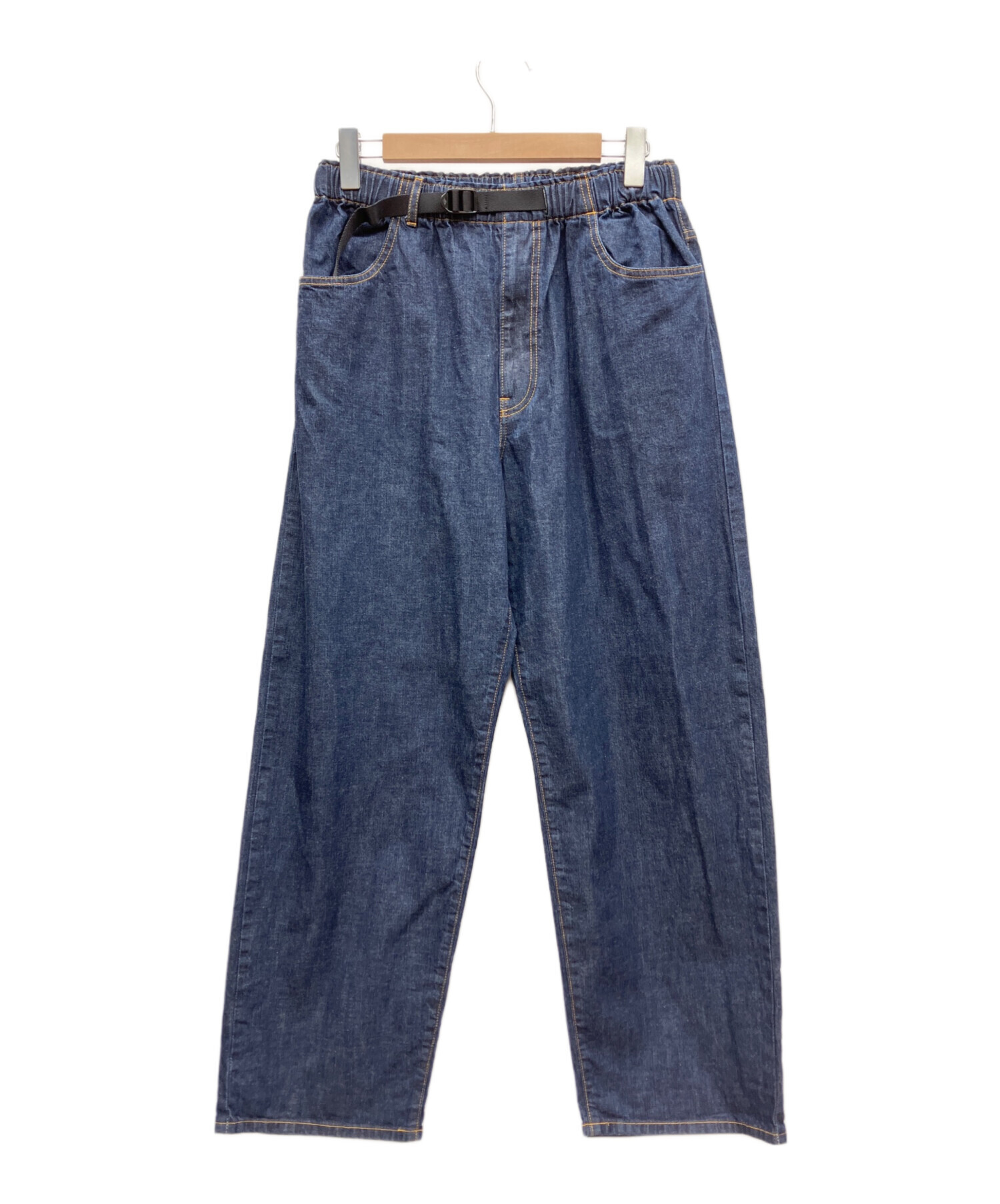 中古・古着通販】DANTON (ダントン) カラーデニム ベルテッドイージー