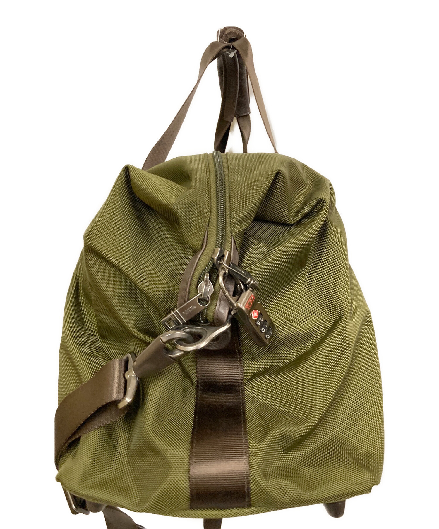 中古・古着通販】TUMI (トゥミ) ボストンバッグ カーキ サイズ:表記