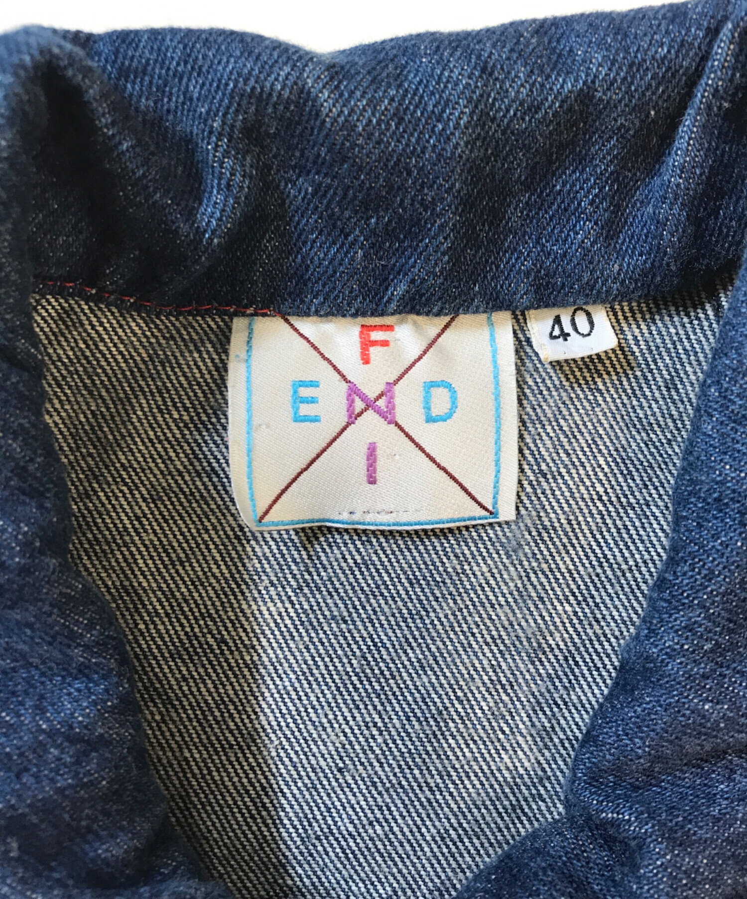 中古・古着通販】FENDI (フェンディ) デニムワンピース インディゴ