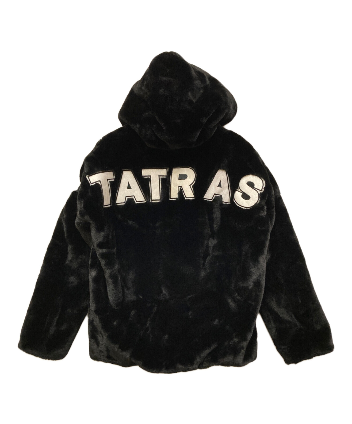 中古・古着通販】TATRAS (タトラス) ロゴボアブルゾン ブラック サイズ
