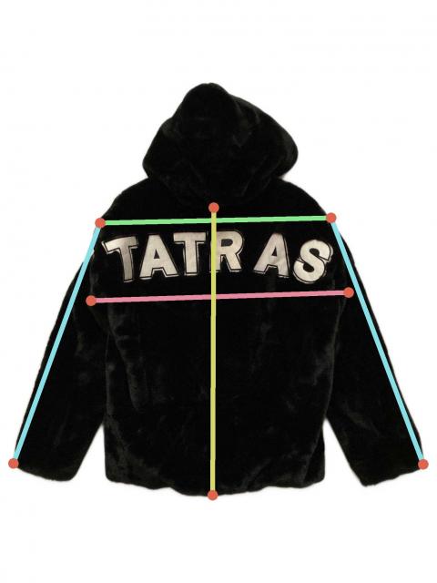 中古・古着通販】TATRAS (タトラス) ロゴボアブルゾン ブラック サイズ
