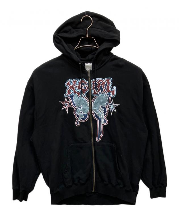 中古・古着通販】X-girl (エックスガール) BUTTERFLY ZIP UP HOODIE