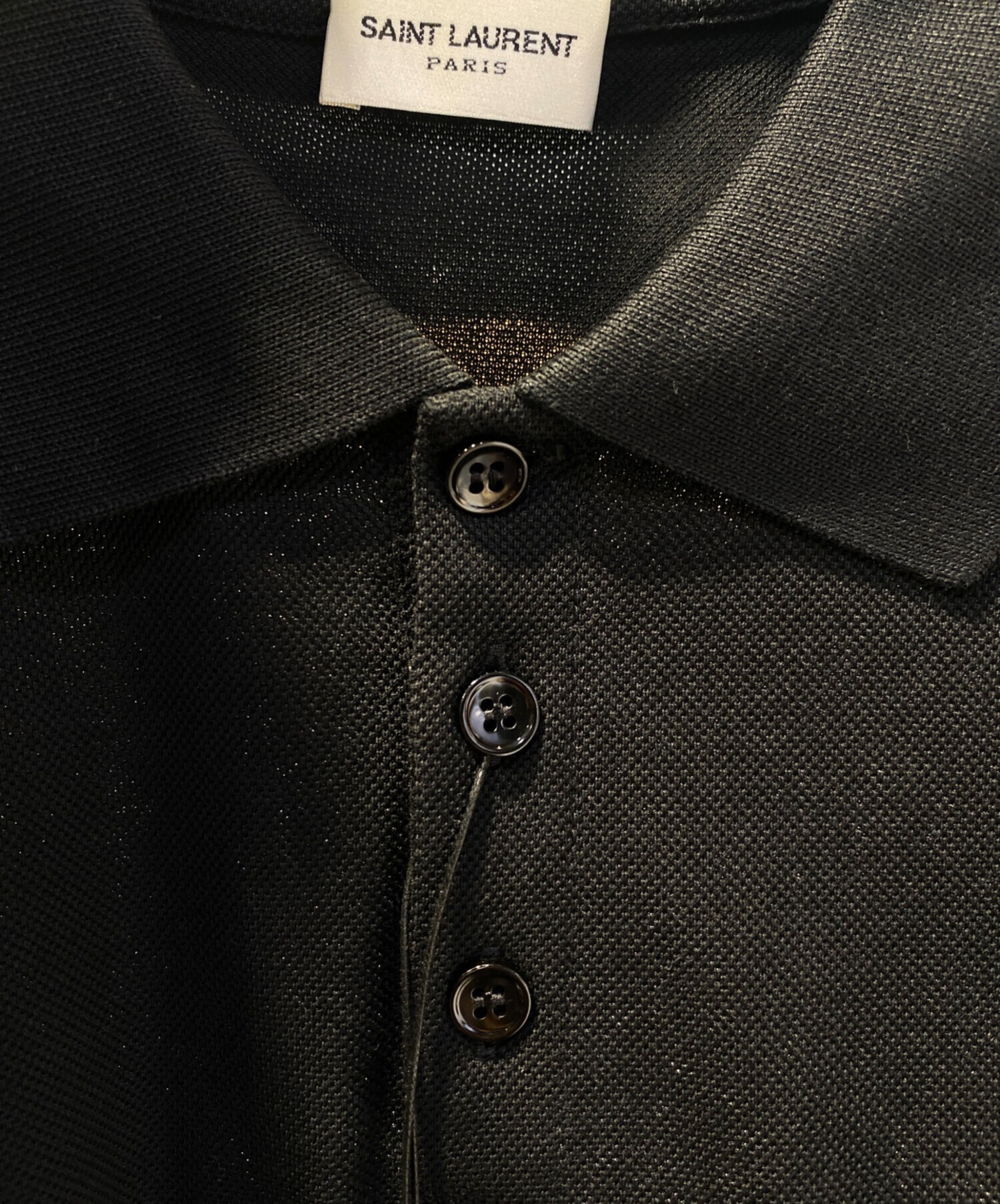 【SAINT LAURENT PARIS】 ポロシャツ_Lサイズ_定価4万程度 中古・古着通販】Saint Laurent Paris (サンローランパリ) ワン