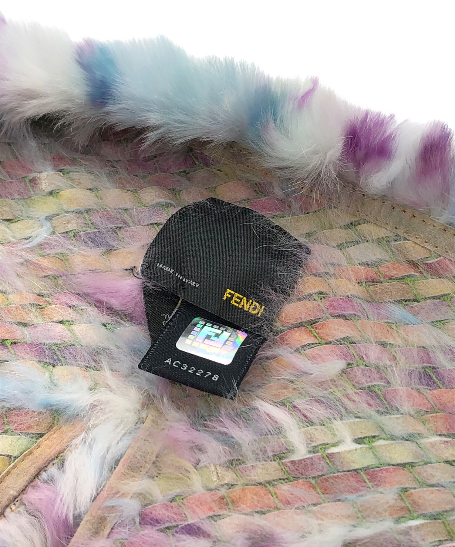 中古・古着通販】FENDI (フェンディ) ファーマフラー マルチカラー