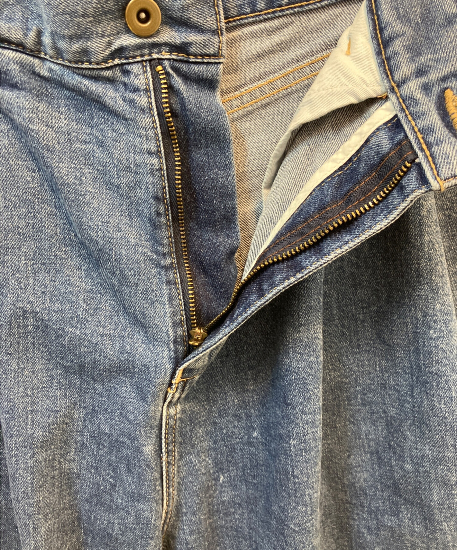中古・古着通販】MYLAN (マイラン) デニムパンツ Denim Two Tack Pants