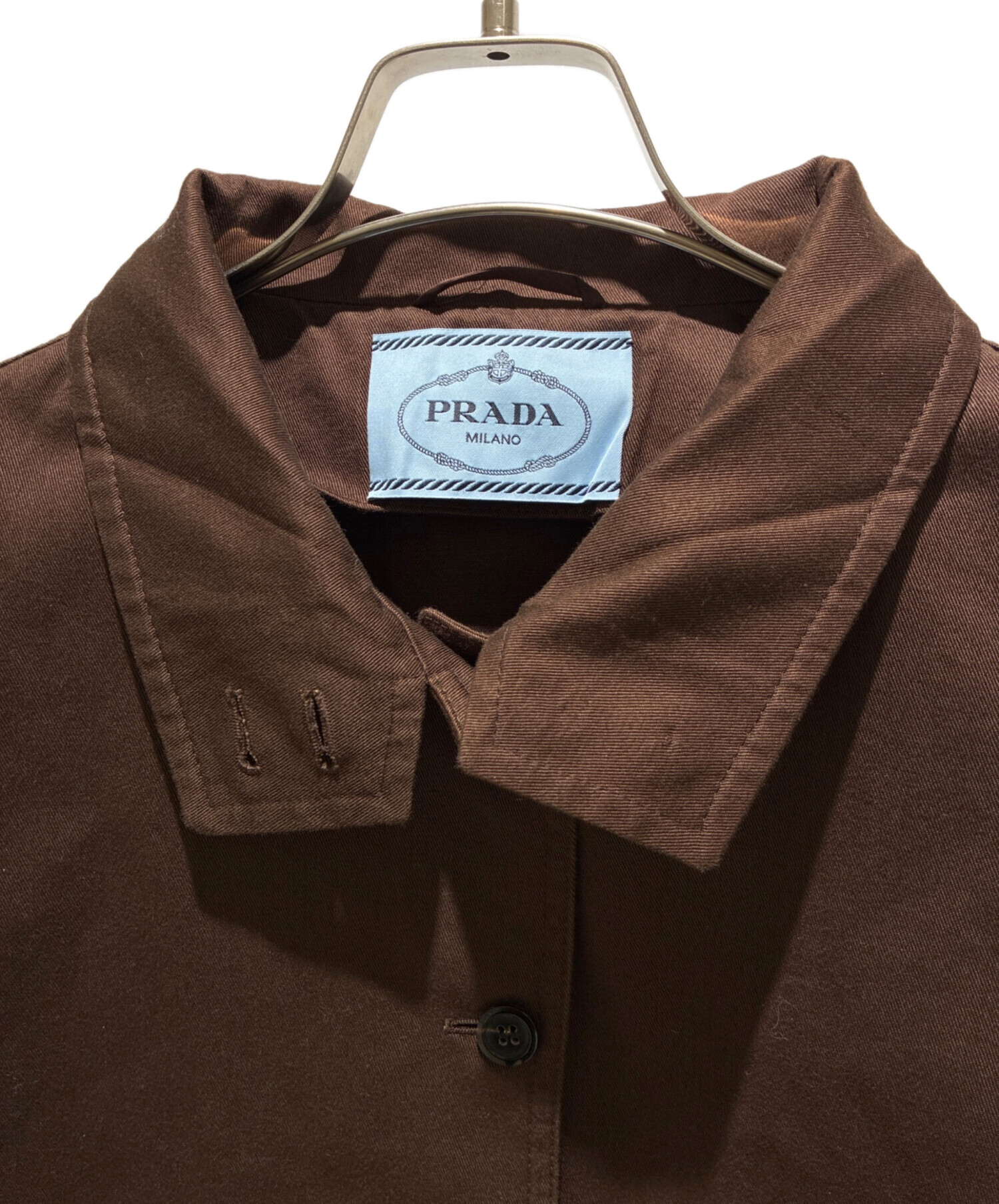 中古・古着通販】PRADA (プラダ) オールドギャバジンコットン シャツ