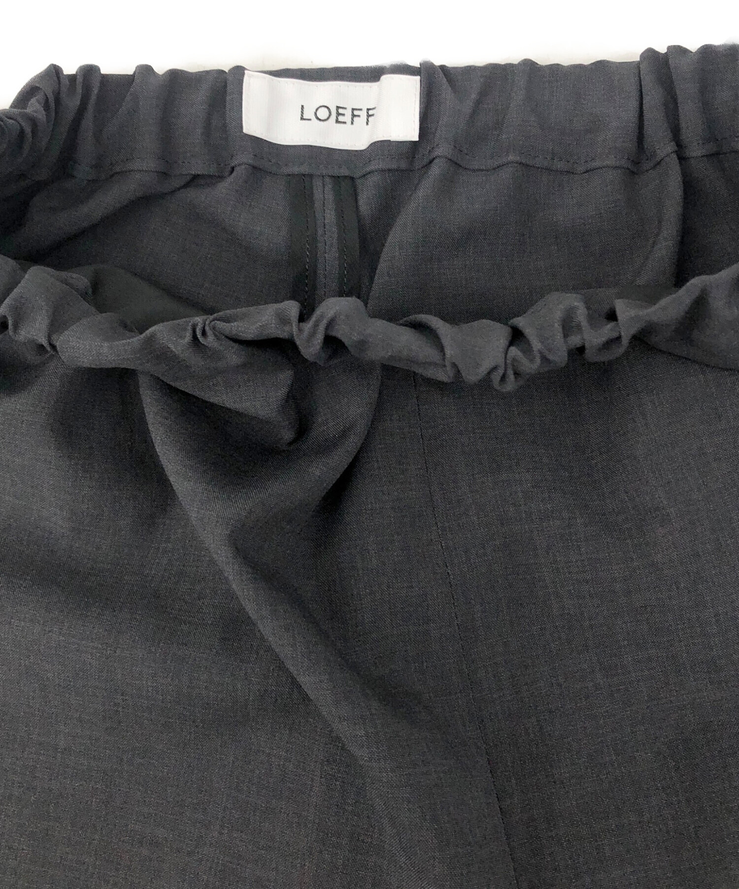 【新品未使用】ロエフ イセタンサローネ別注 ワイドパンツ　グレー　サイズ2 中古・古着通販】LOEFF (ロエフ) ワイドパンツ イセタンサローネ別注