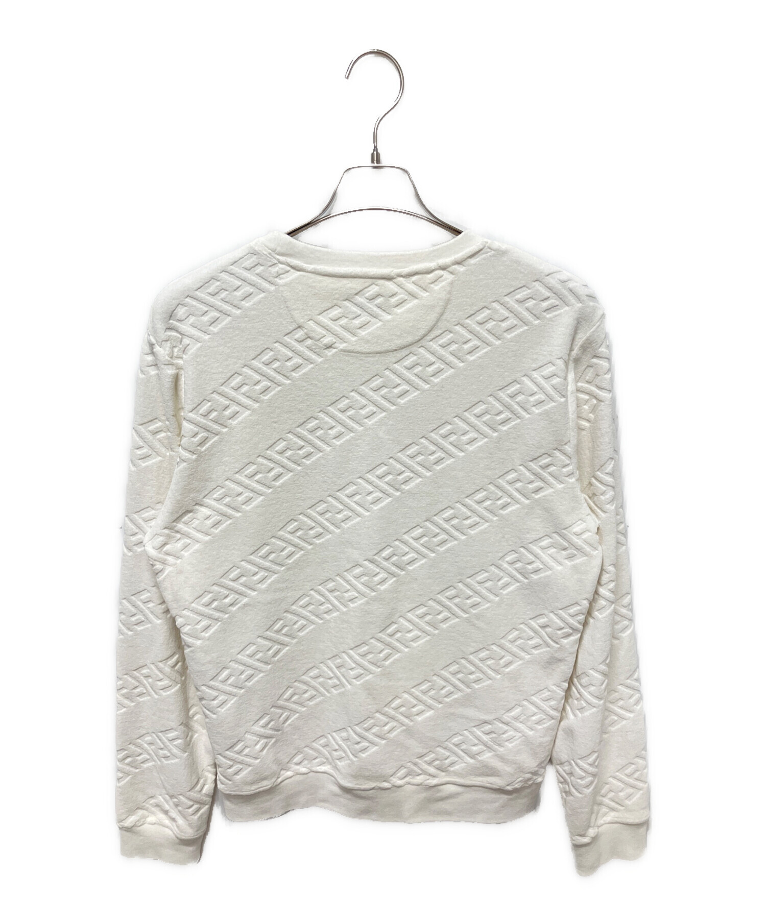 中古・古着通販】FENDI (フェンディ) ズッカ柄スウェット ホワイト