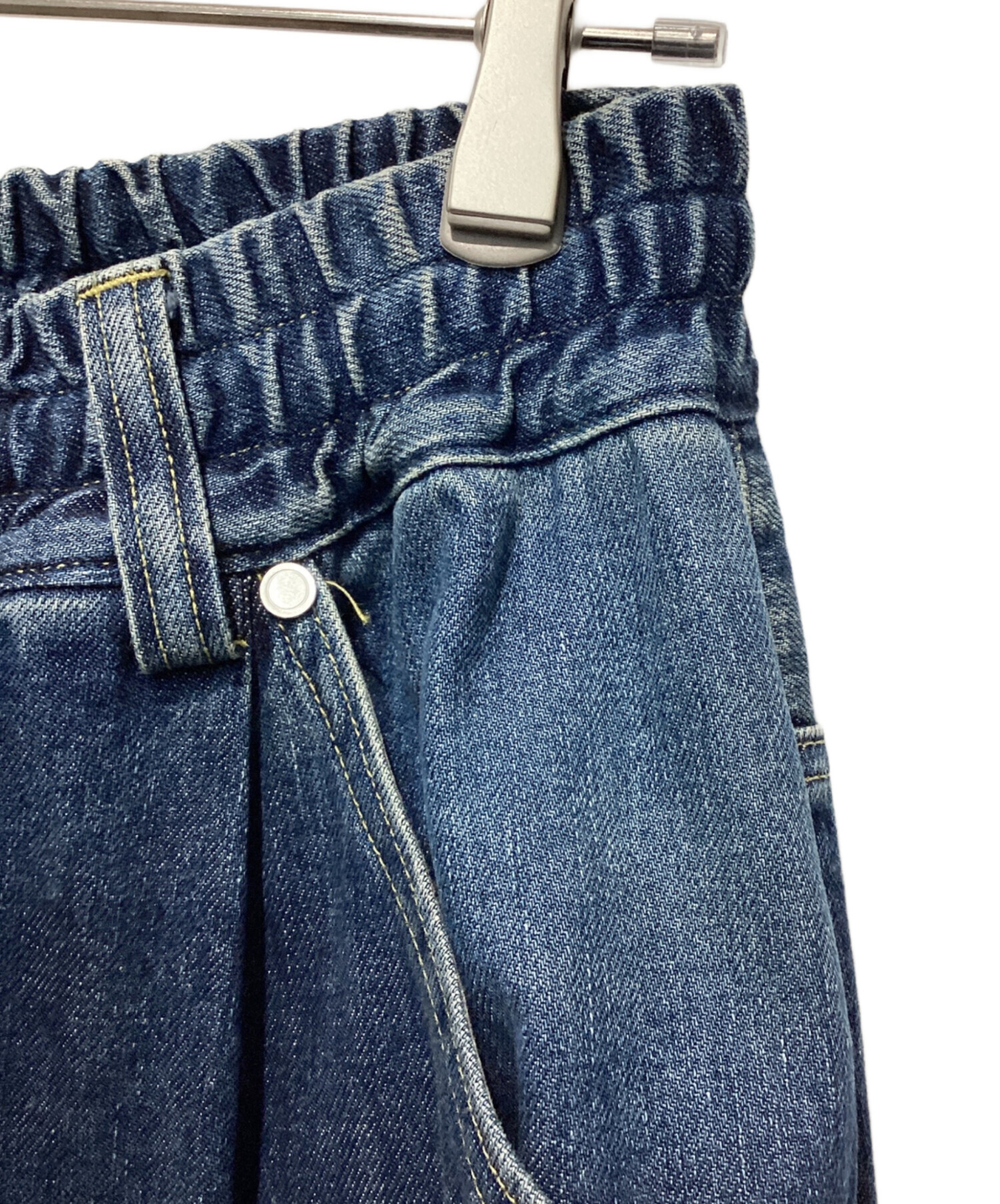 CLESSTE ペインターパンツ 1 クレスト ビンテージインディゴ デニム 中古・古着通販】CLESSTE (クレスト) VINTAGE WASH SELVEDGE DENIM