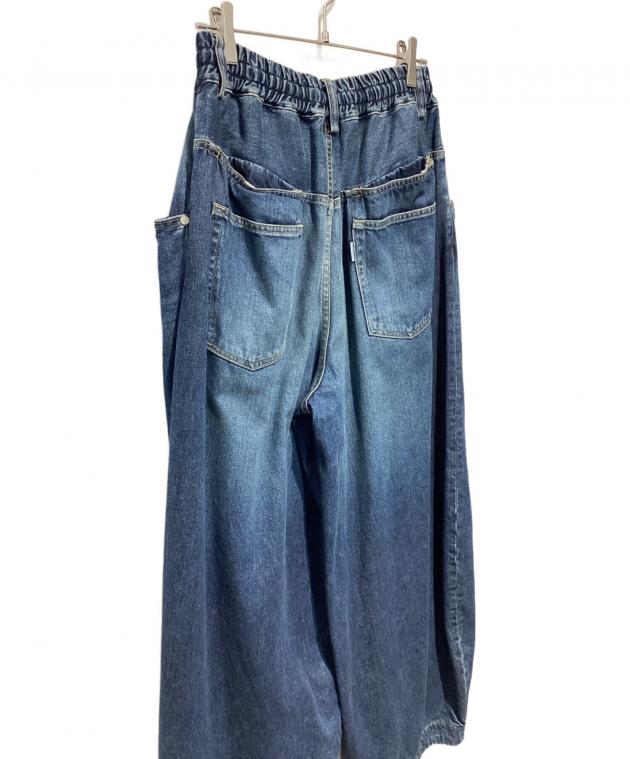 CLESSTE クレスト ヴィンテージ加工セルビッジデニム バレルレッグパンツ1 中古・古着通販】CLESSTE (クレスト) VINTAGE WASH SELVEDGE DENIM