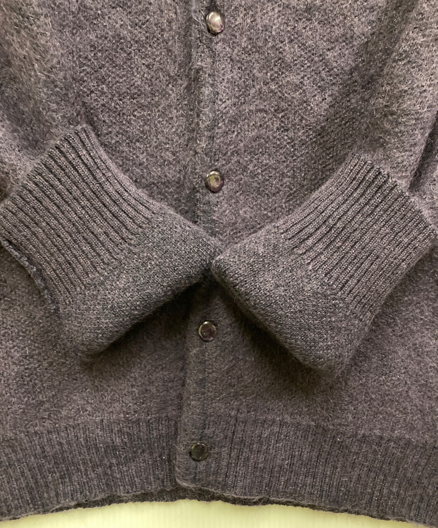 中古・古着通販】Needles (ニードルズ) Mohair Cardigan パープル
