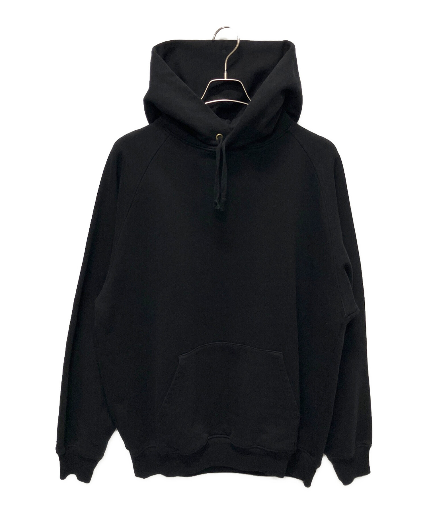 中古・古着通販】COMOLI (コモリ) 25AW コットン裏毛 パーカ ブラック