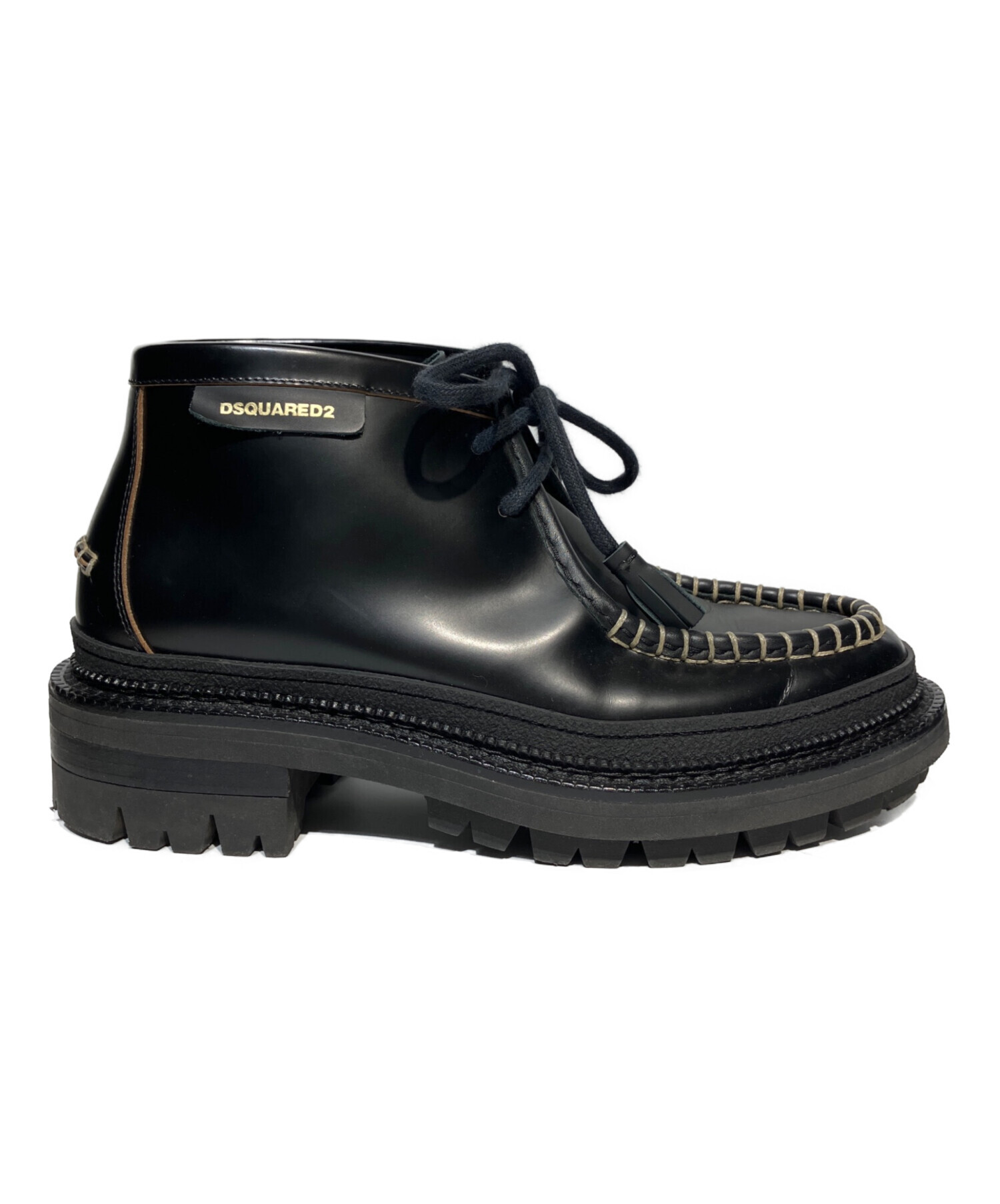中古・古着通販】DSQUARED2 (ディースクエアード) FLAT LACE ブラック