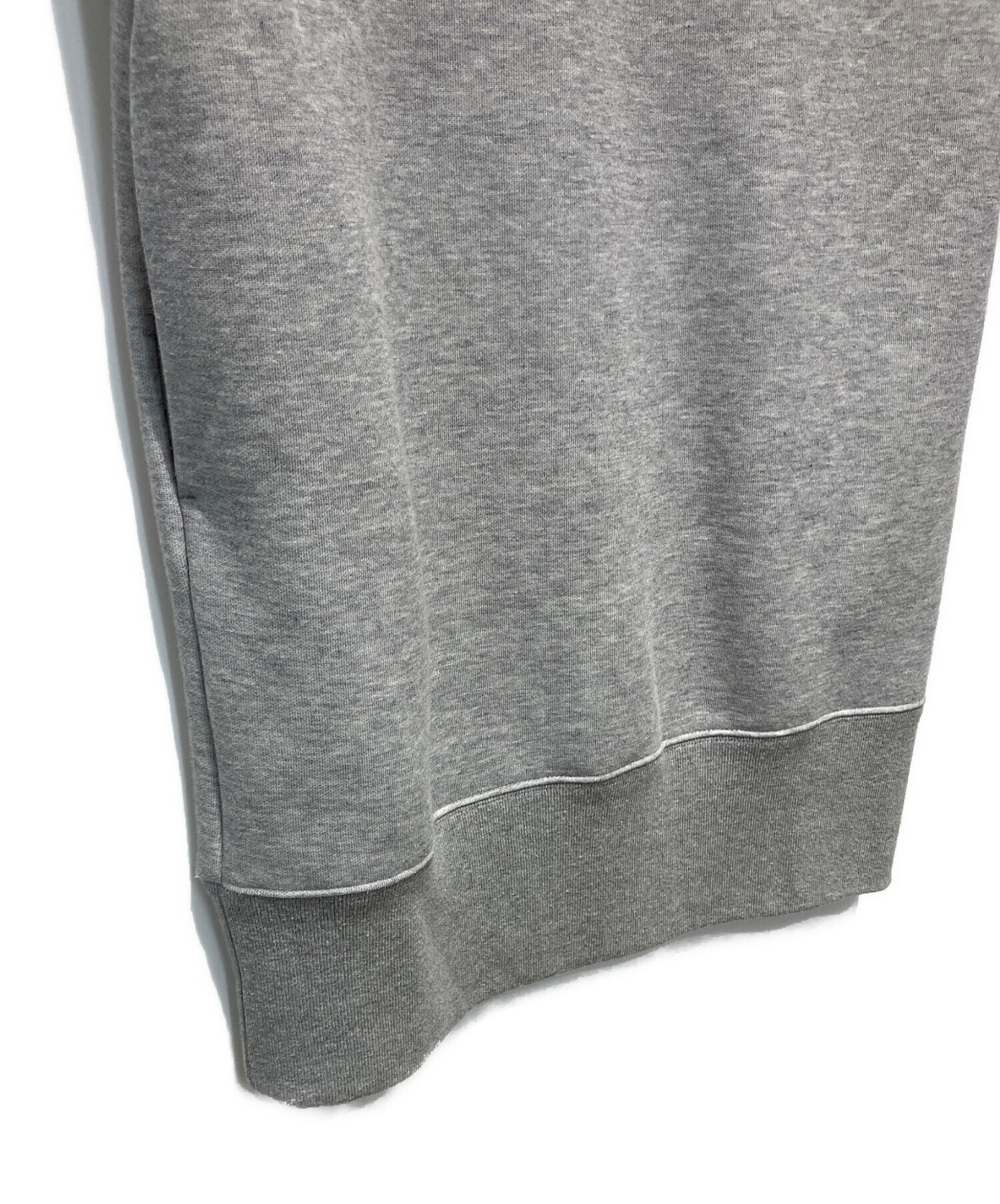 中古・古着通販】sacai (サカイ) sponge sweat dress グレー サイズ:1