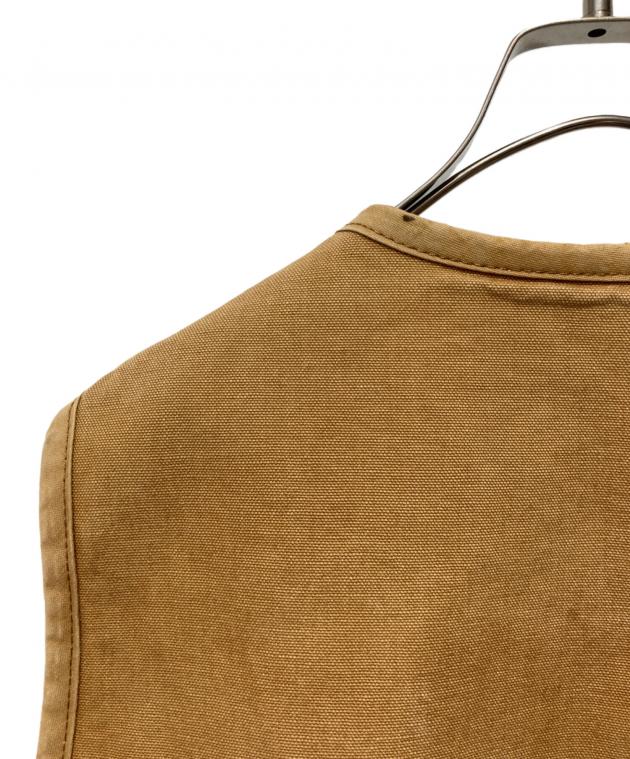中古・古着通販】CarHartt (カーハート) ダックボアベスト ブラウン