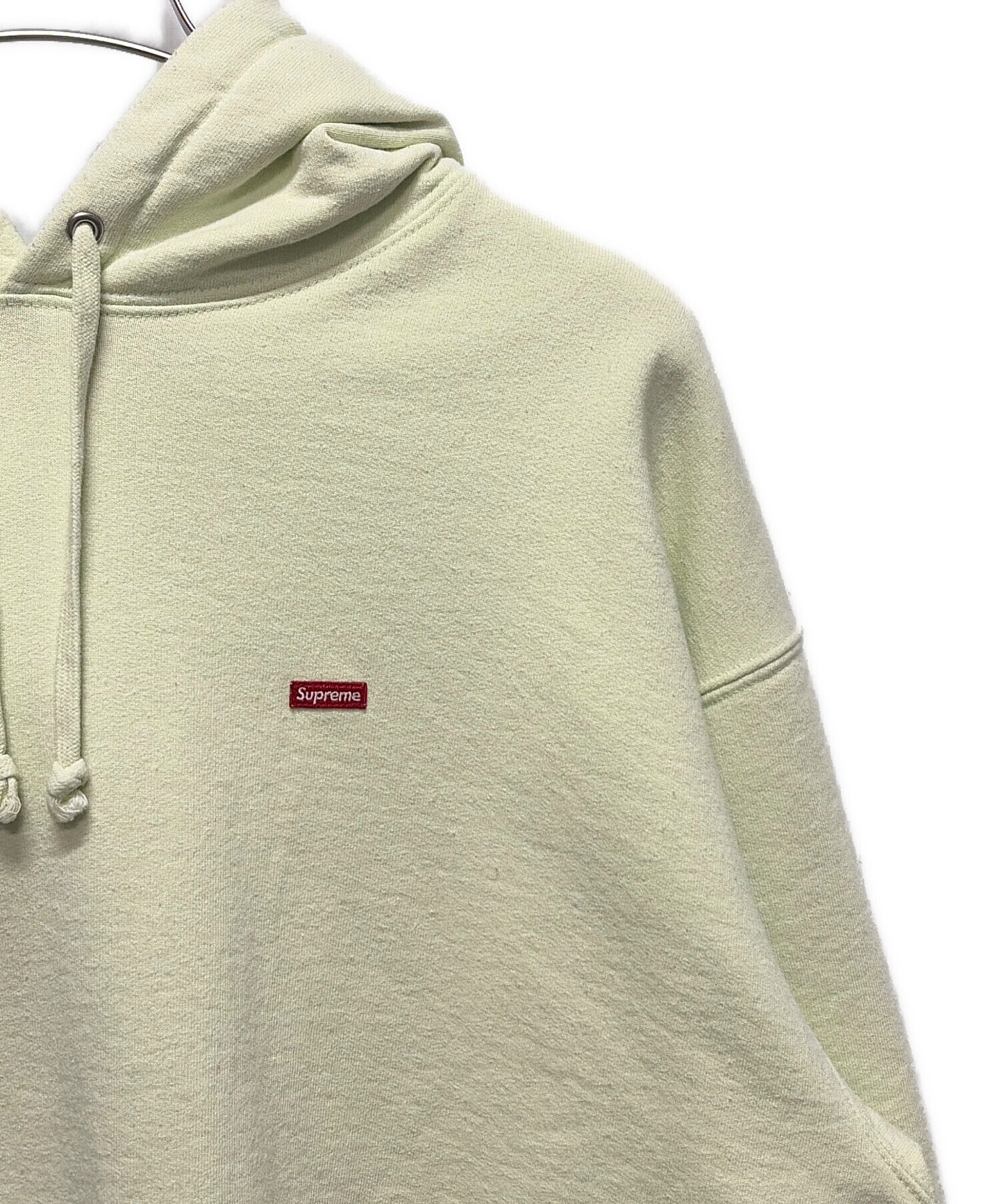 【中古】シュプリーム Supreme 2023年春夏 Small Box Hooded Sweatshirt 裏起毛スウェットパーカー アッシュグリーン【サイズXL】【メンズ】 中古・古着通販】SUPREME (シュプリーム) small box hooded sweatshirt