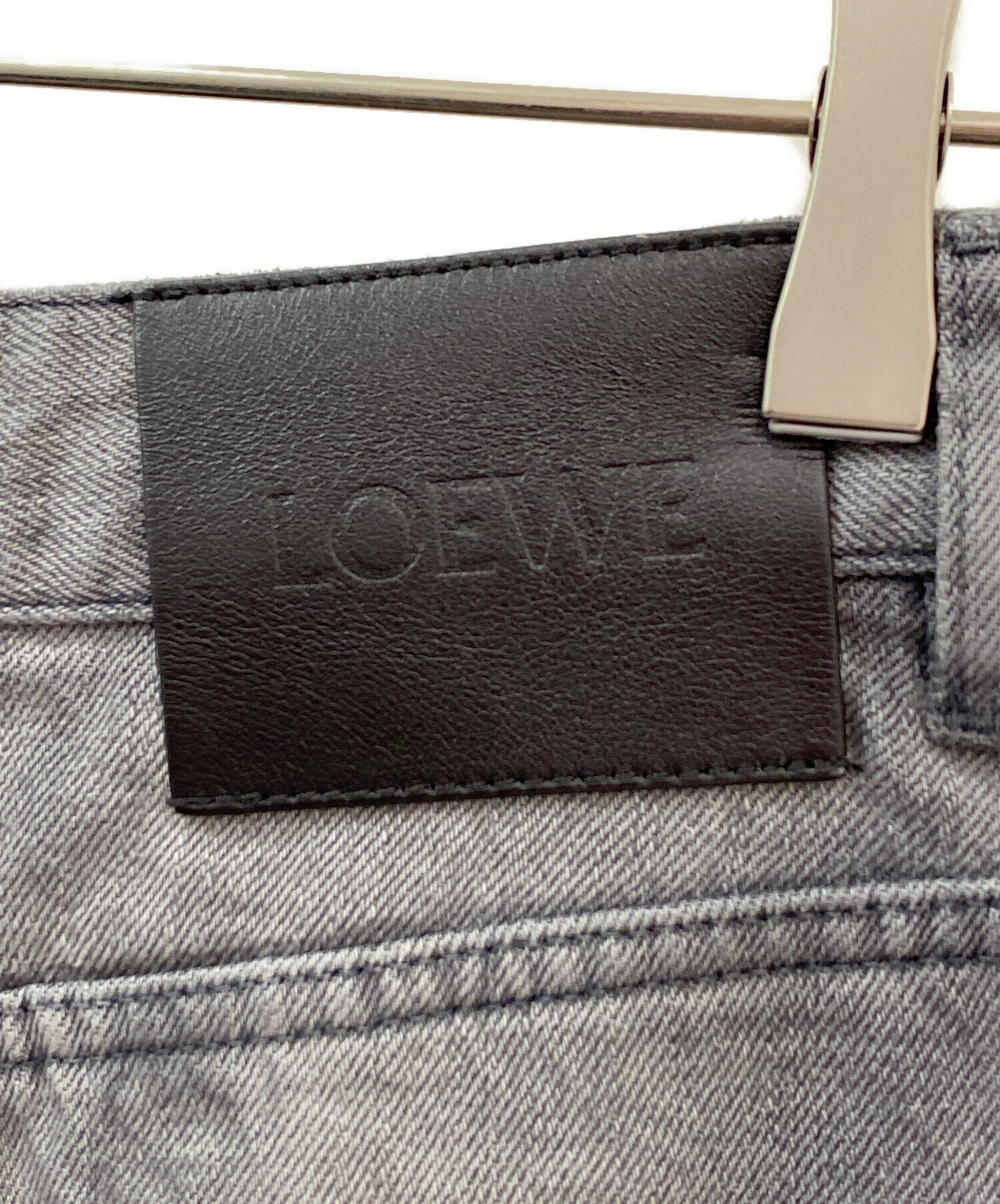 中古・古着通販】LOEWE (ロエベ) High Waisted Jeans グレー サイズ:34
