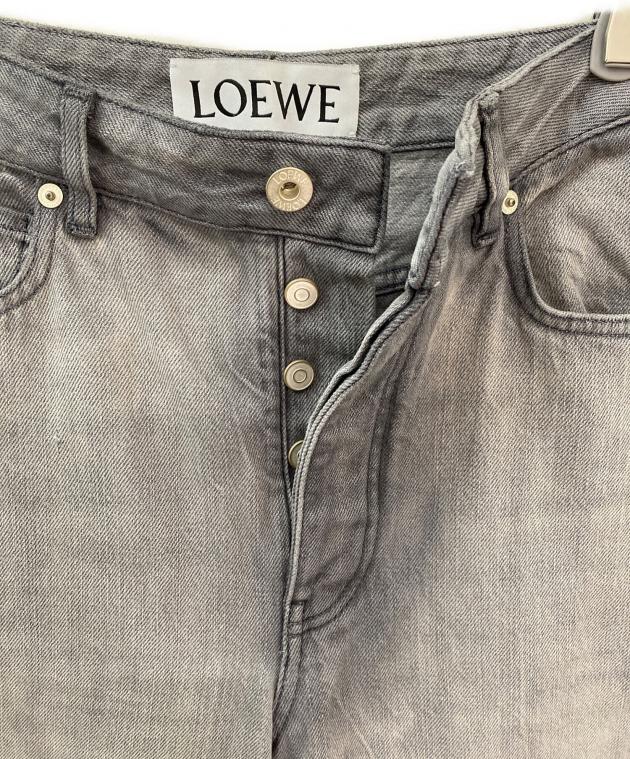今週末削除 LOEWE デニム 34 中古・古着通販】LOEWE (ロエベ) High Waisted Jeans グレー サイズ:34